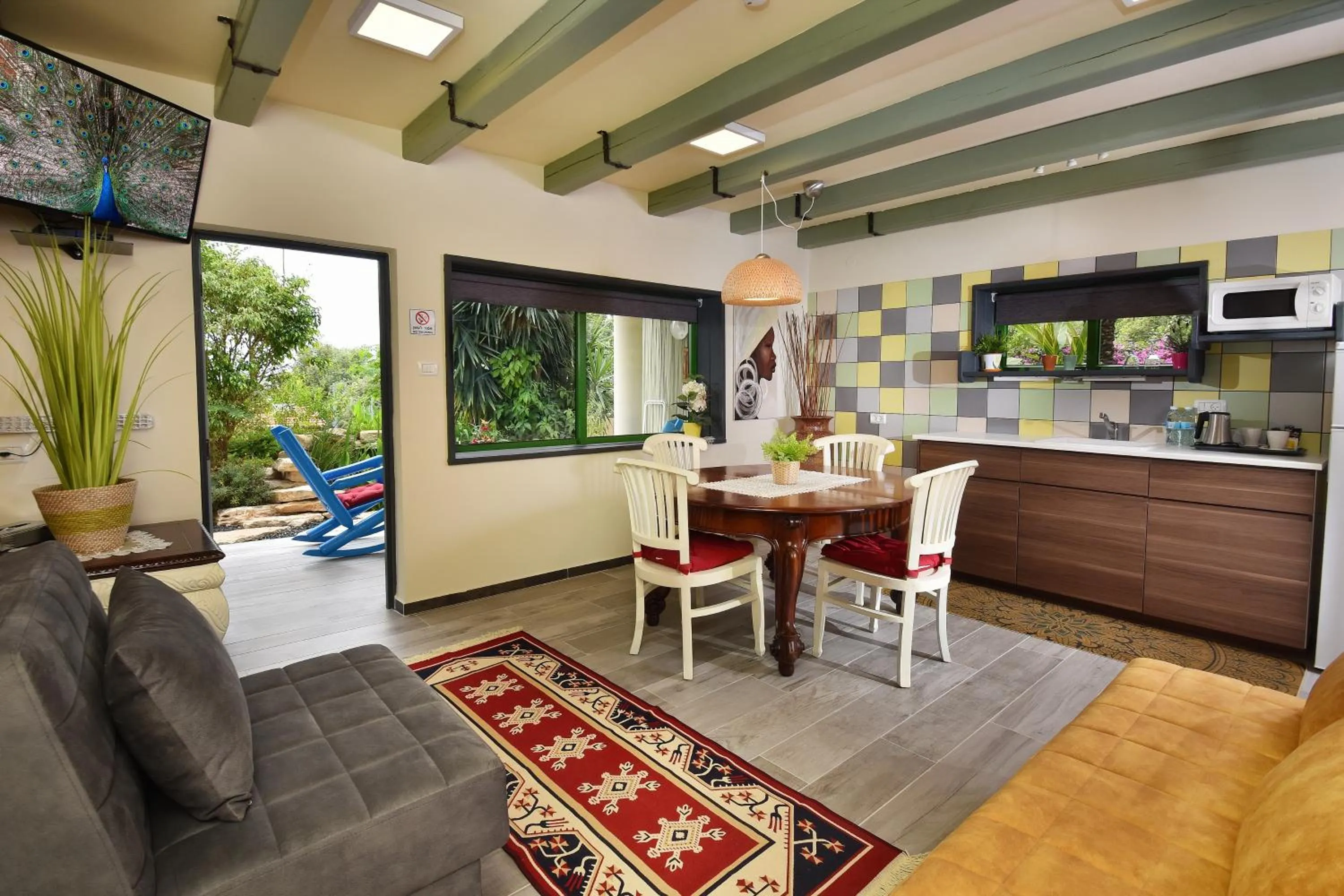 Kitchen or kitchenette in Out of Africa Resort