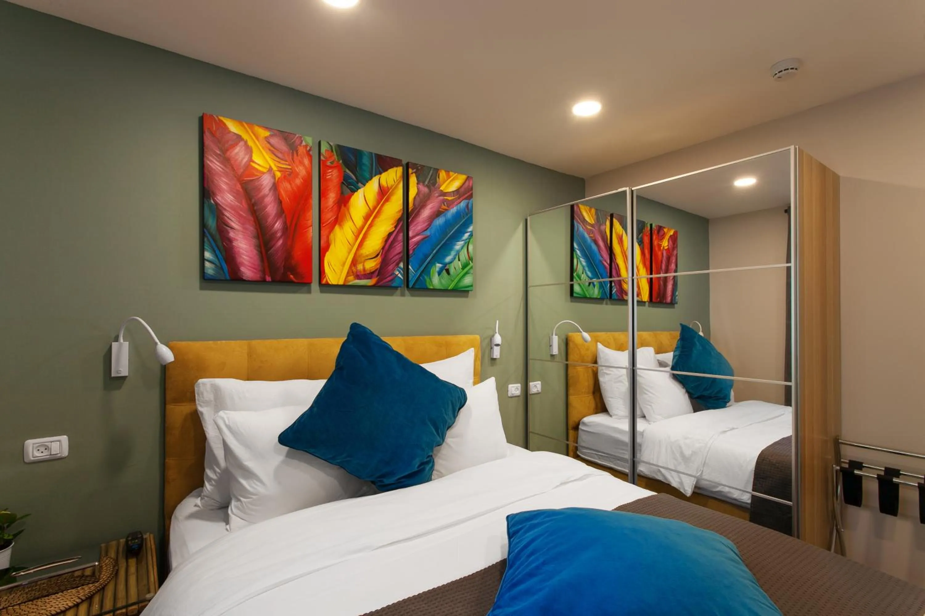 Bed in Out of Africa Resort