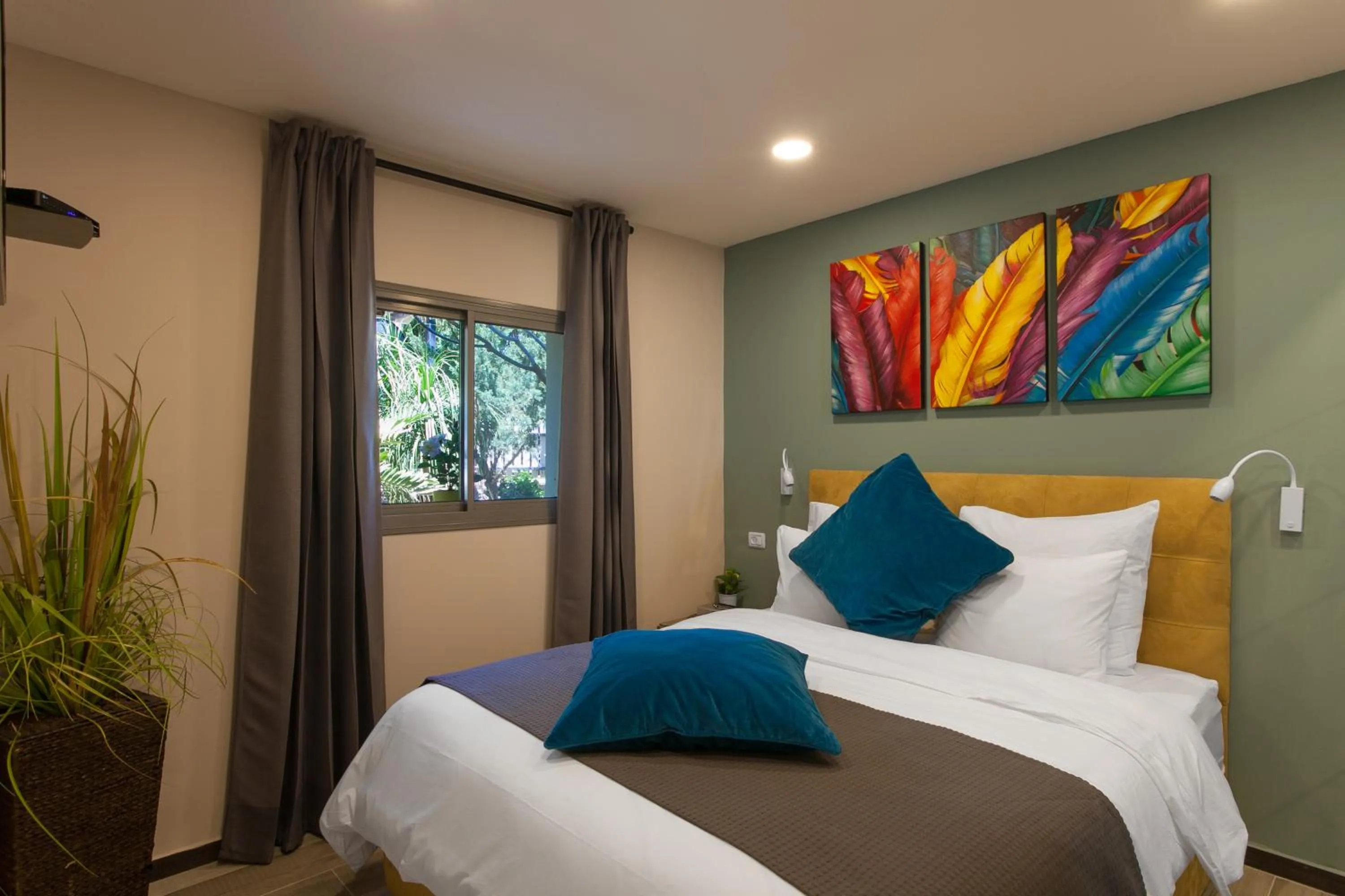 Bed in Out of Africa Resort