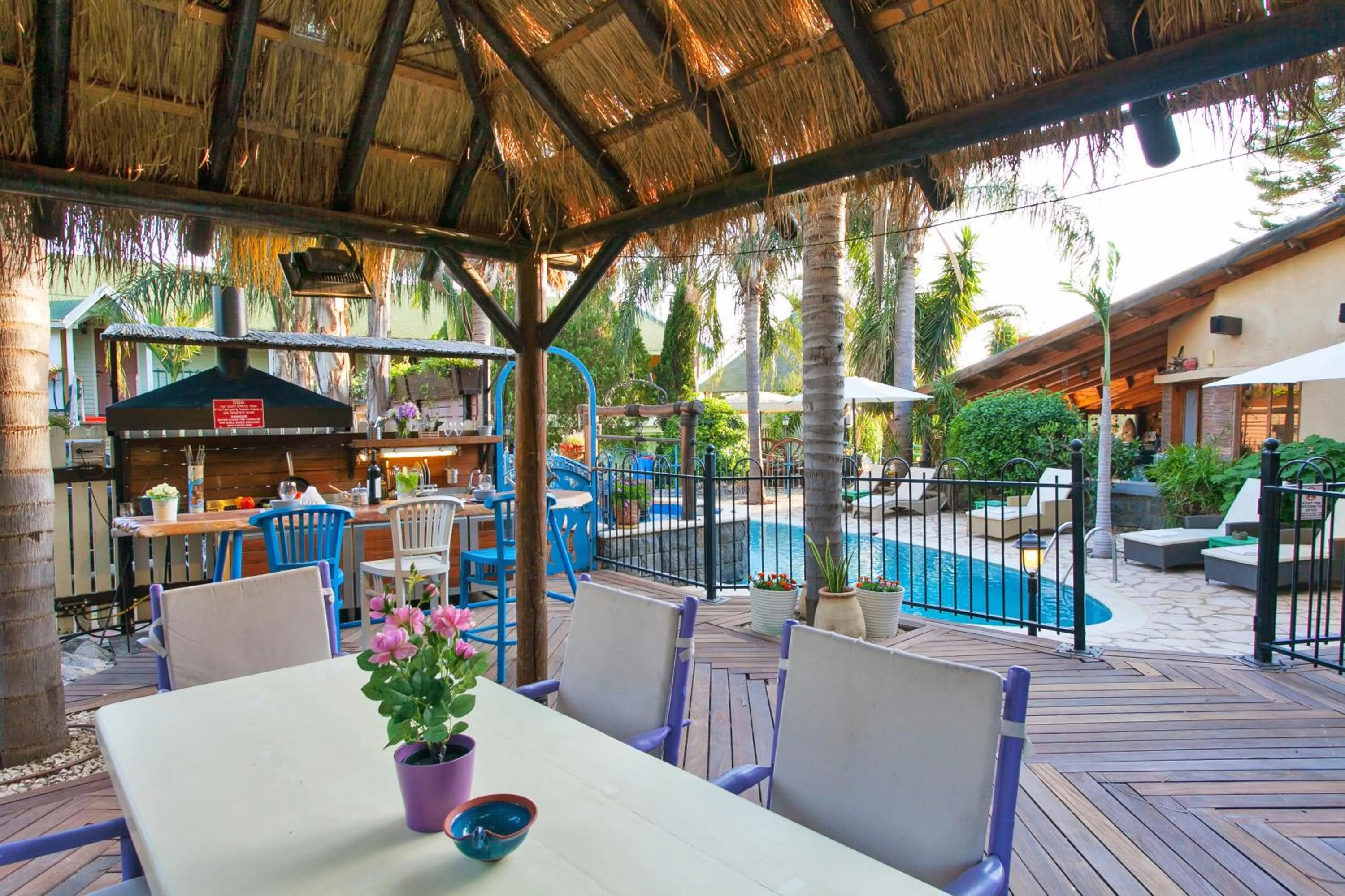 Garden in Out of Africa Resort