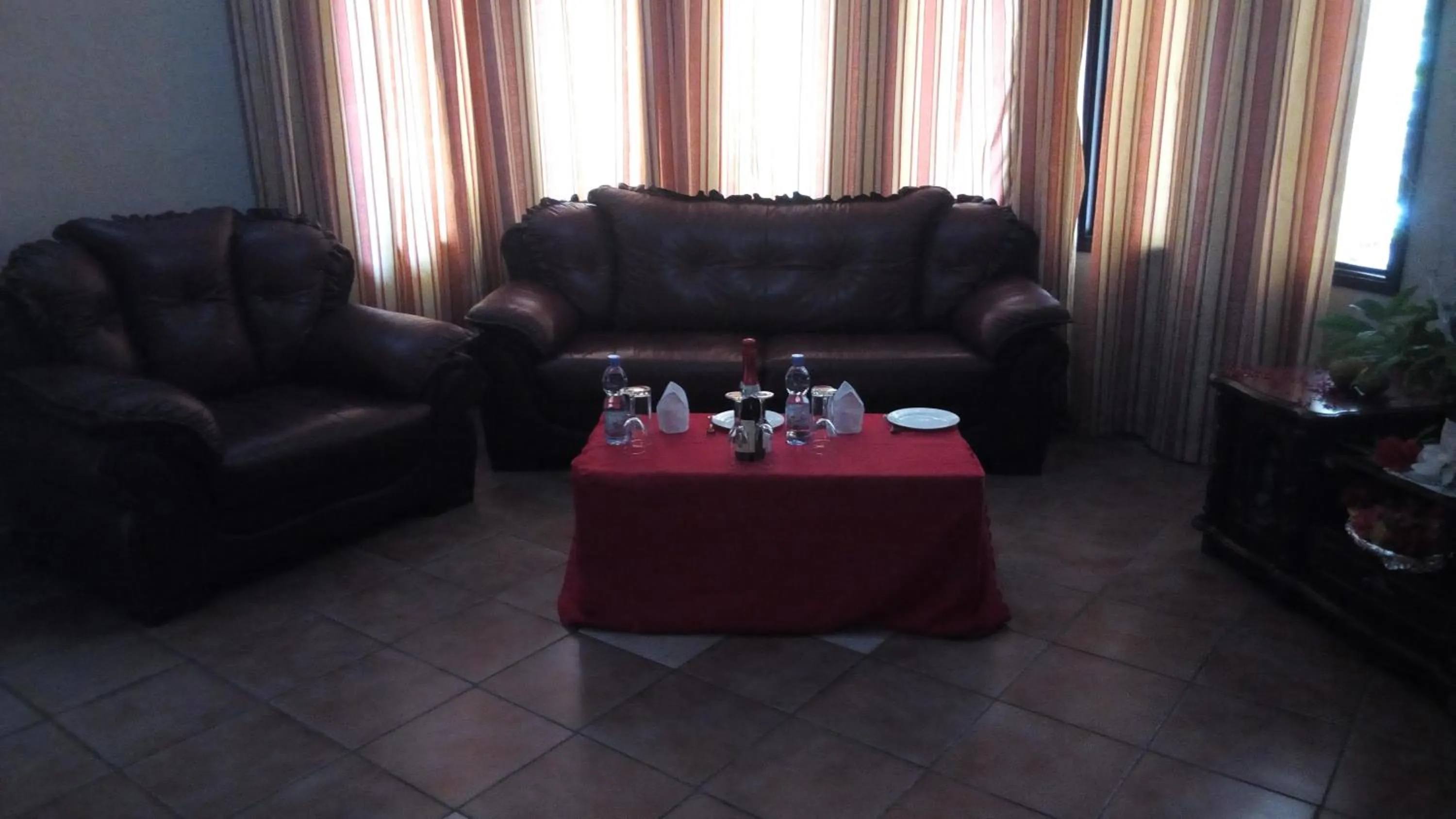 Seating Area in Serene Hotel