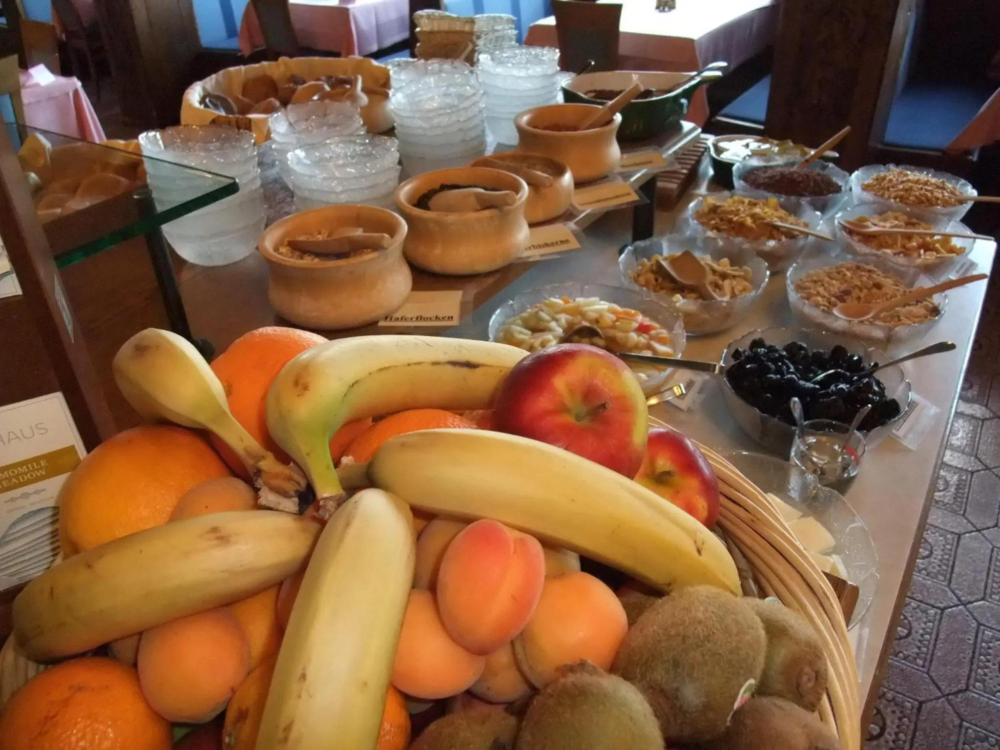 Buffet breakfast in Ferienhotel Knollhof