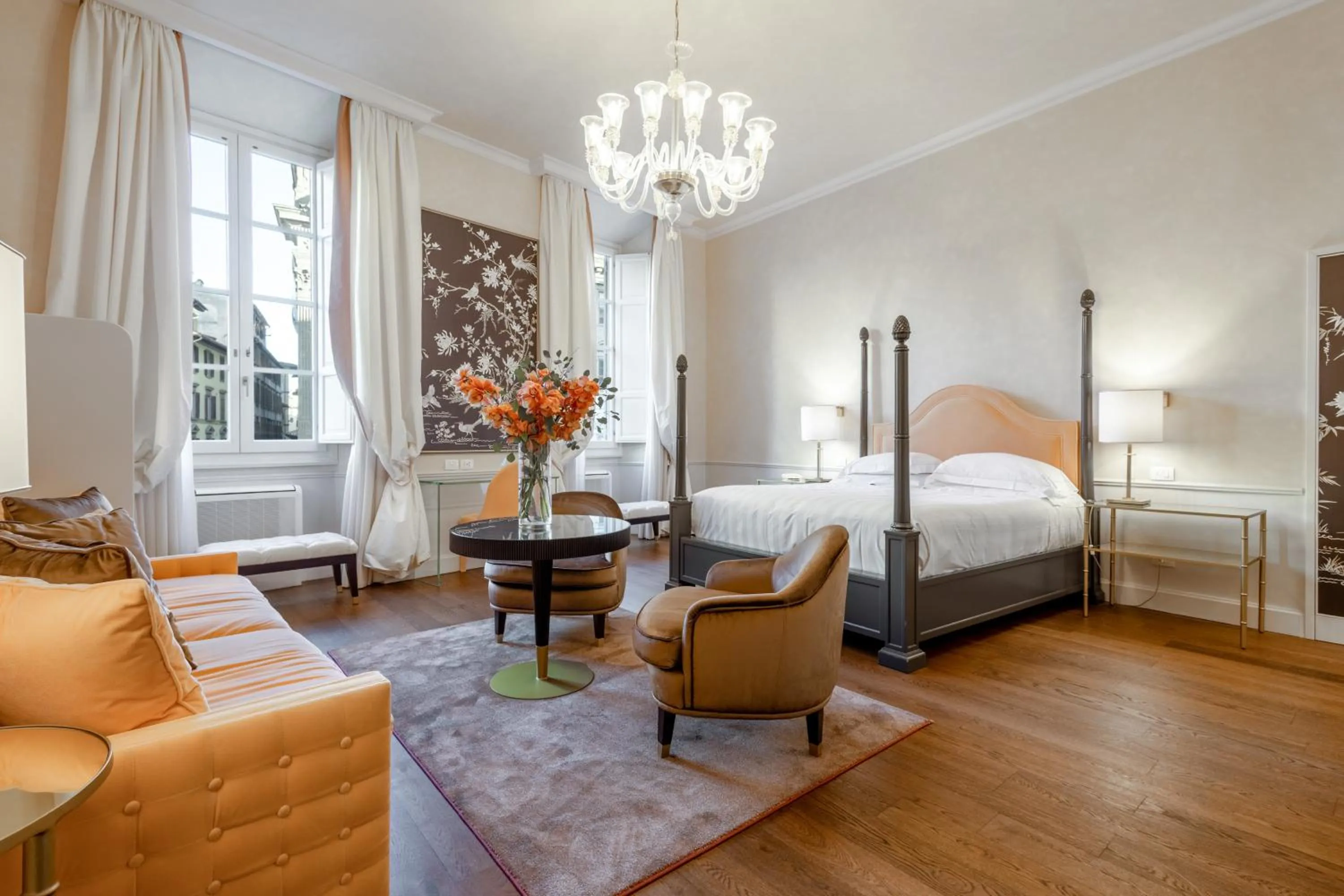 Bedroom, Bed in San Firenze Suites & Spa