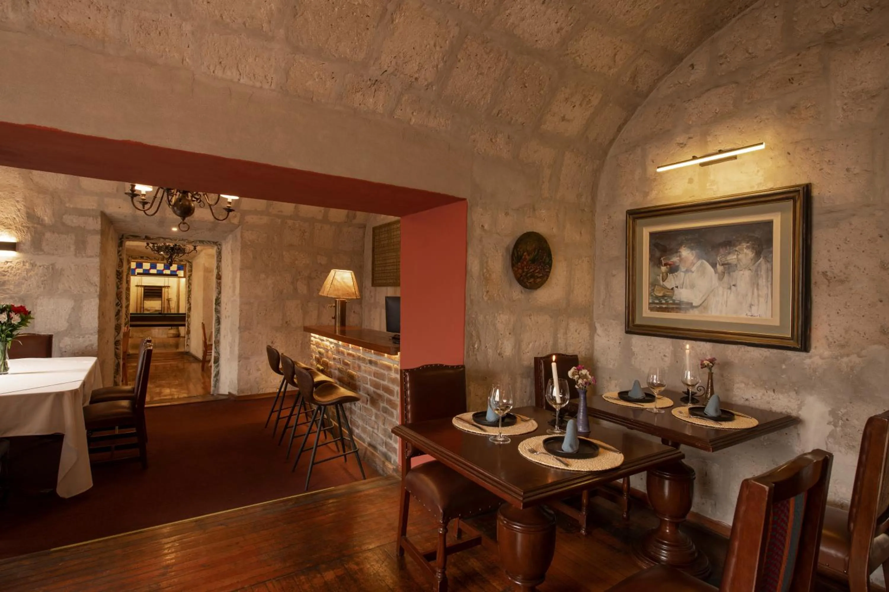 Restaurant/places to eat in La Hostería Boutique Hotel