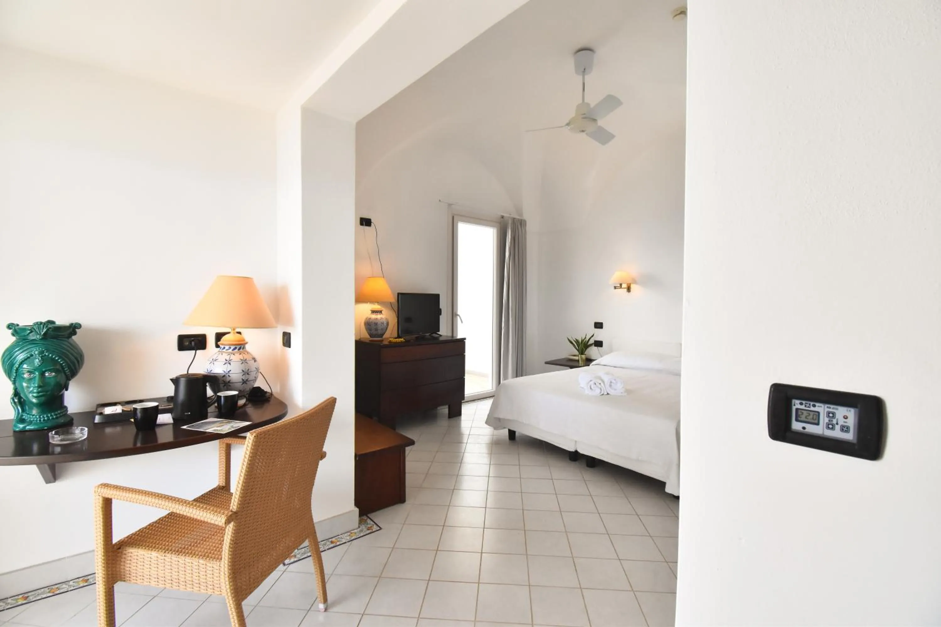 Bed in Mursia Wellness Hotel