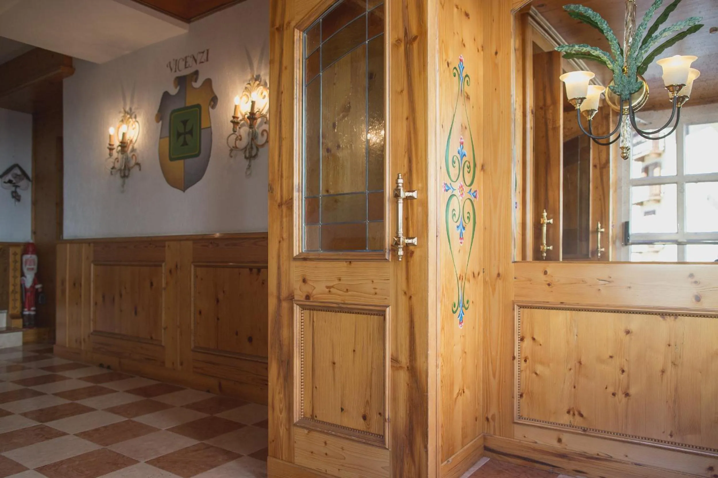 Decorative detail in Hotel Centrale