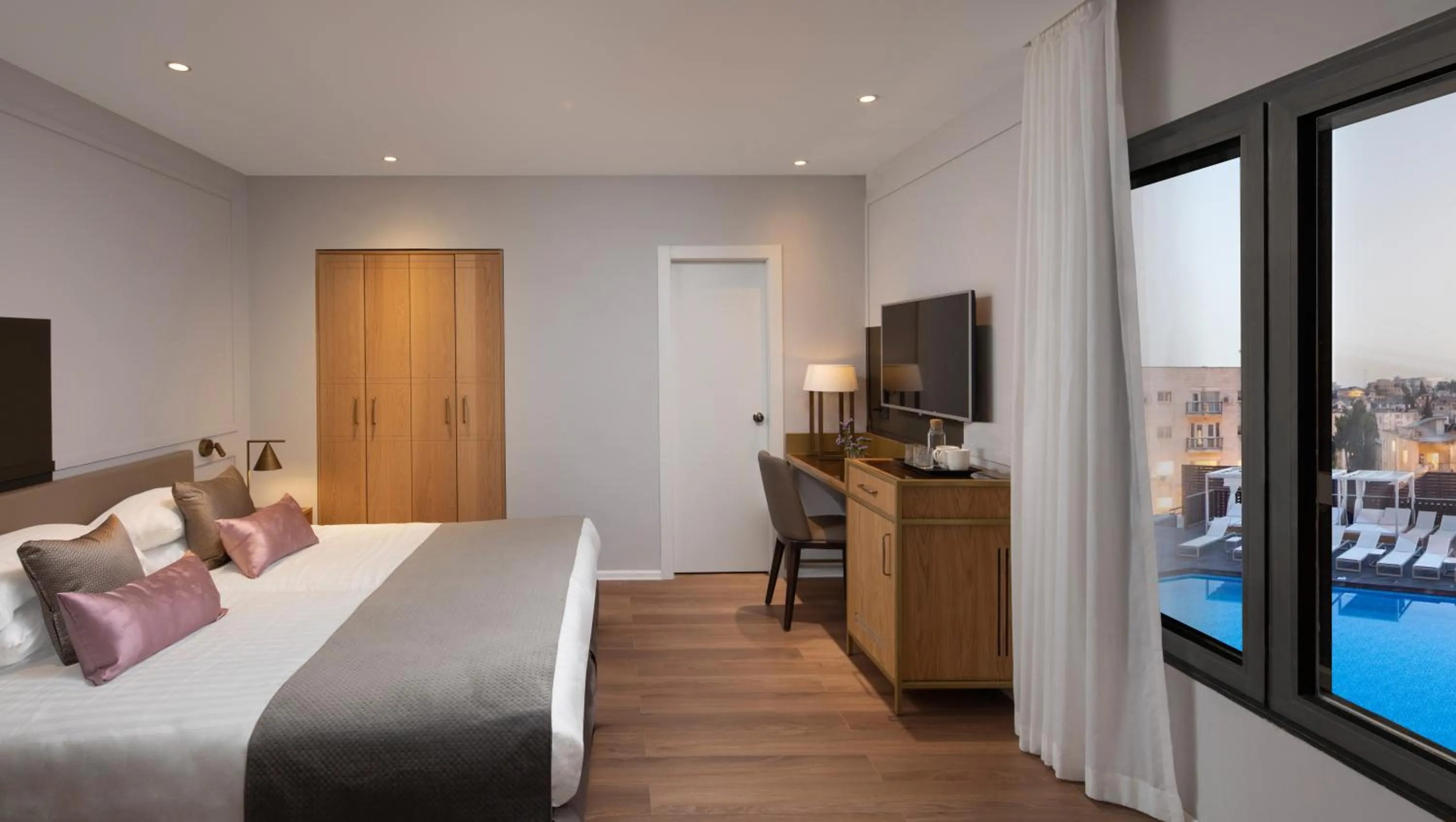 Photo of the whole room, Bed in Cassia Hotel Jerusalem