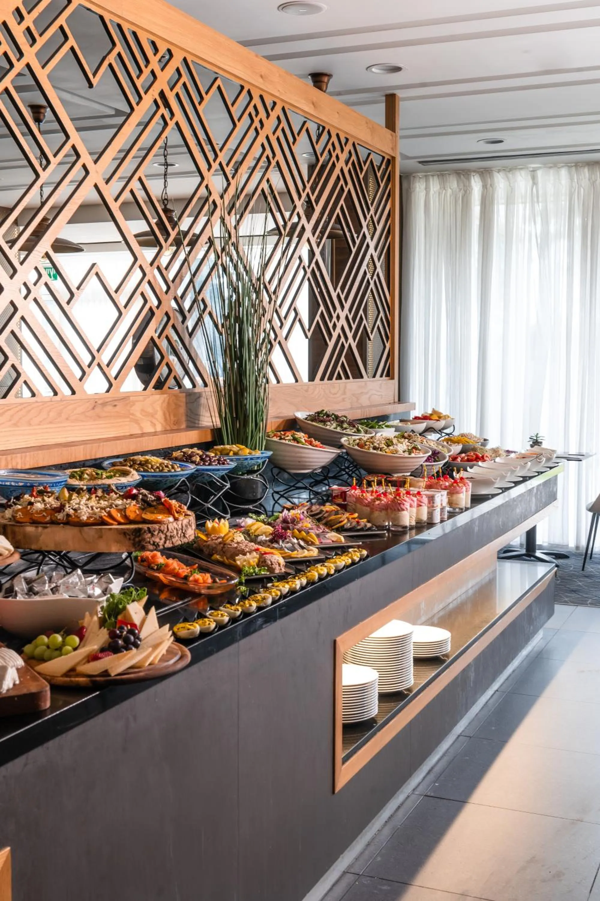 Buffet breakfast in Cassia Hotel Jerusalem