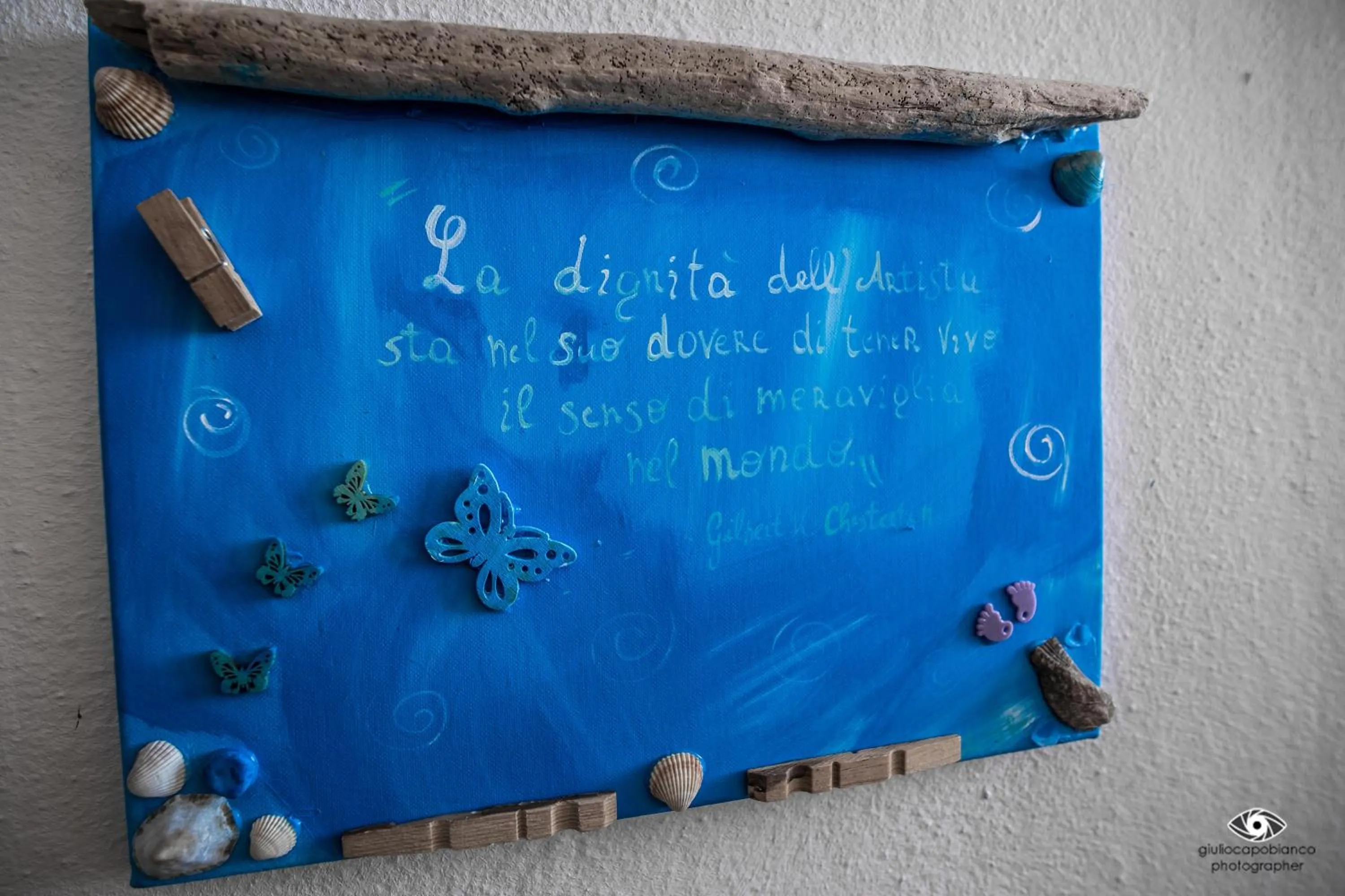 Decorative detail in Occhj a Mari