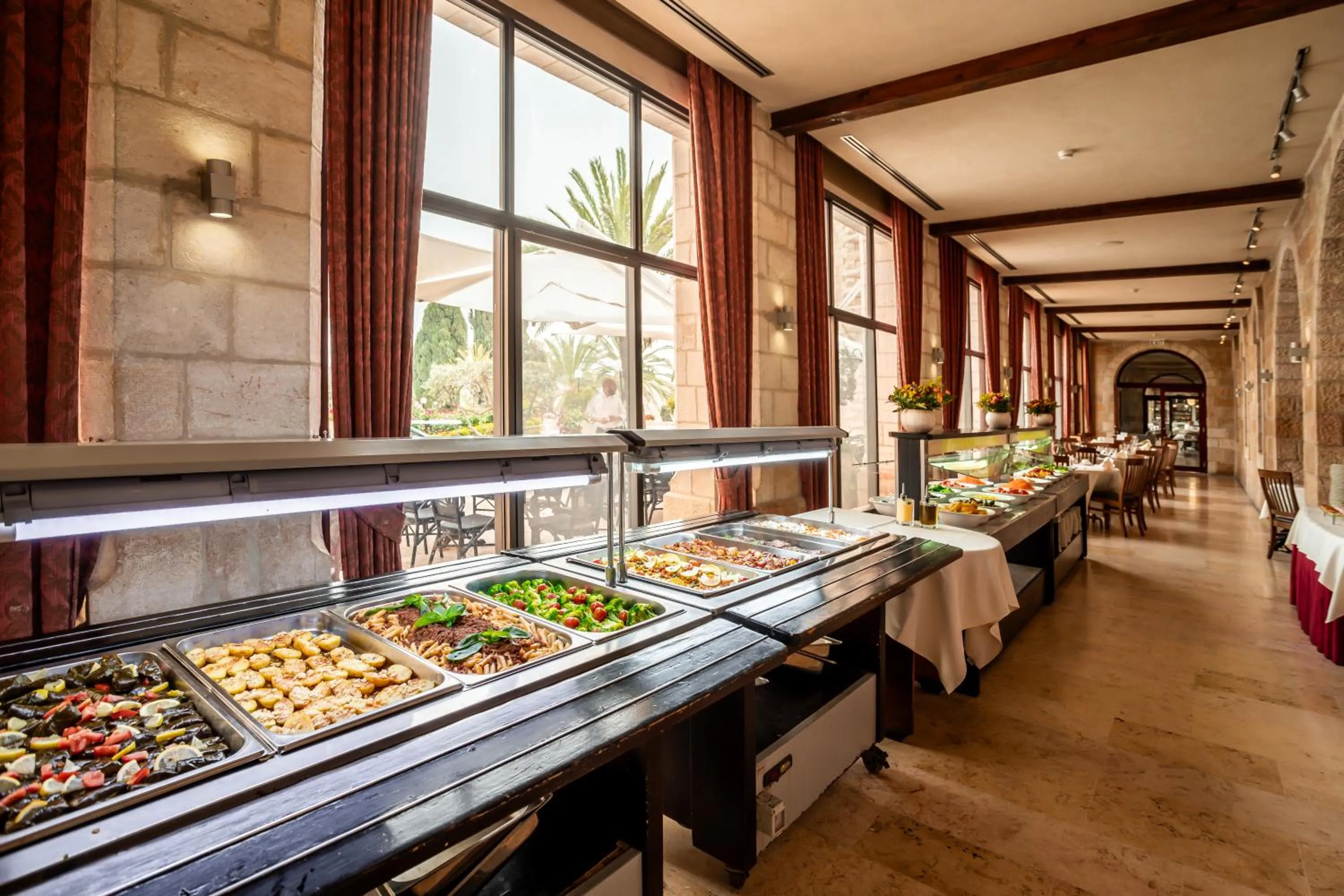 Lunch in Notre Dame of Jerusalem Center