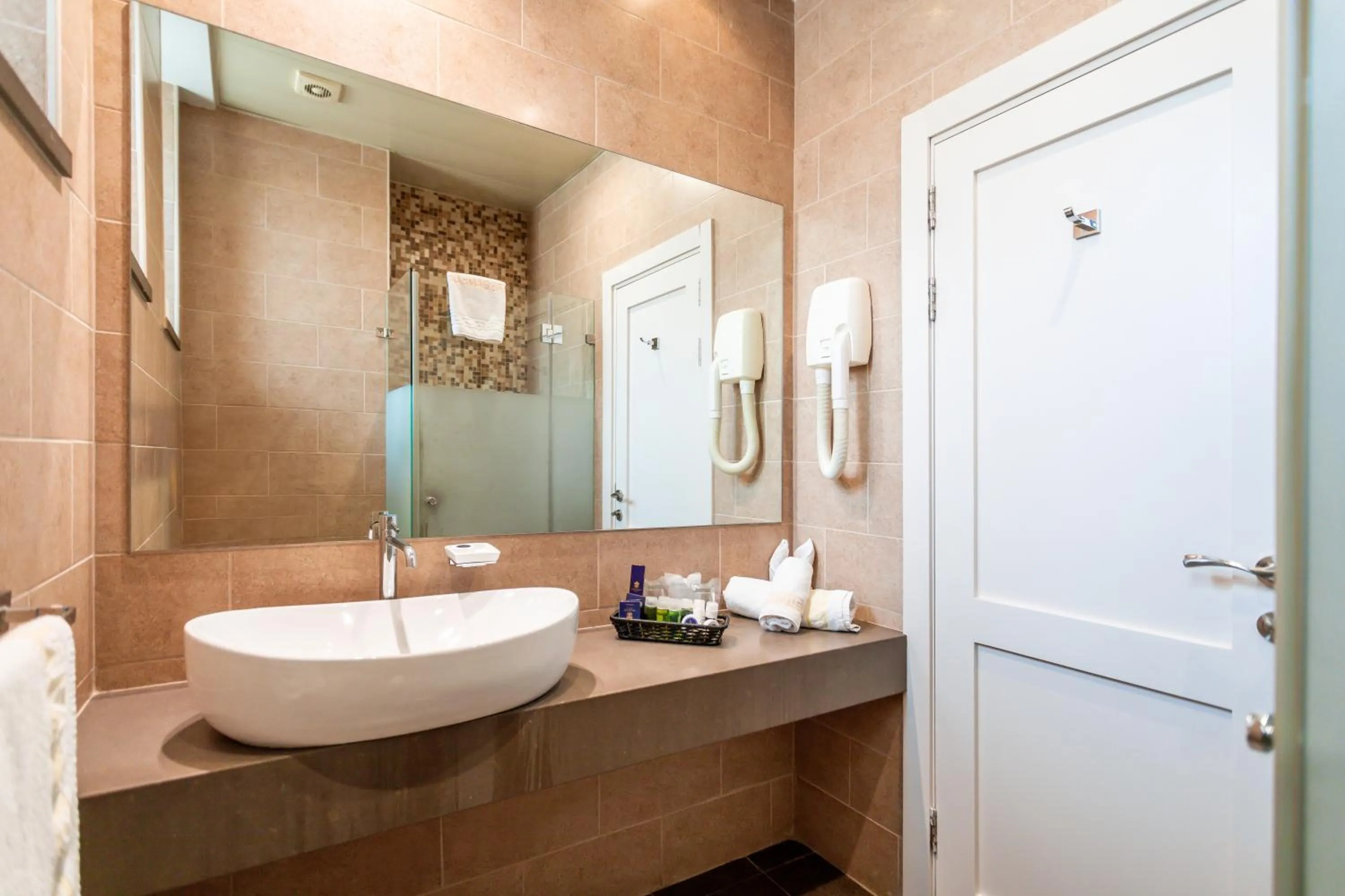 Bathroom in Notre Dame of Jerusalem Center