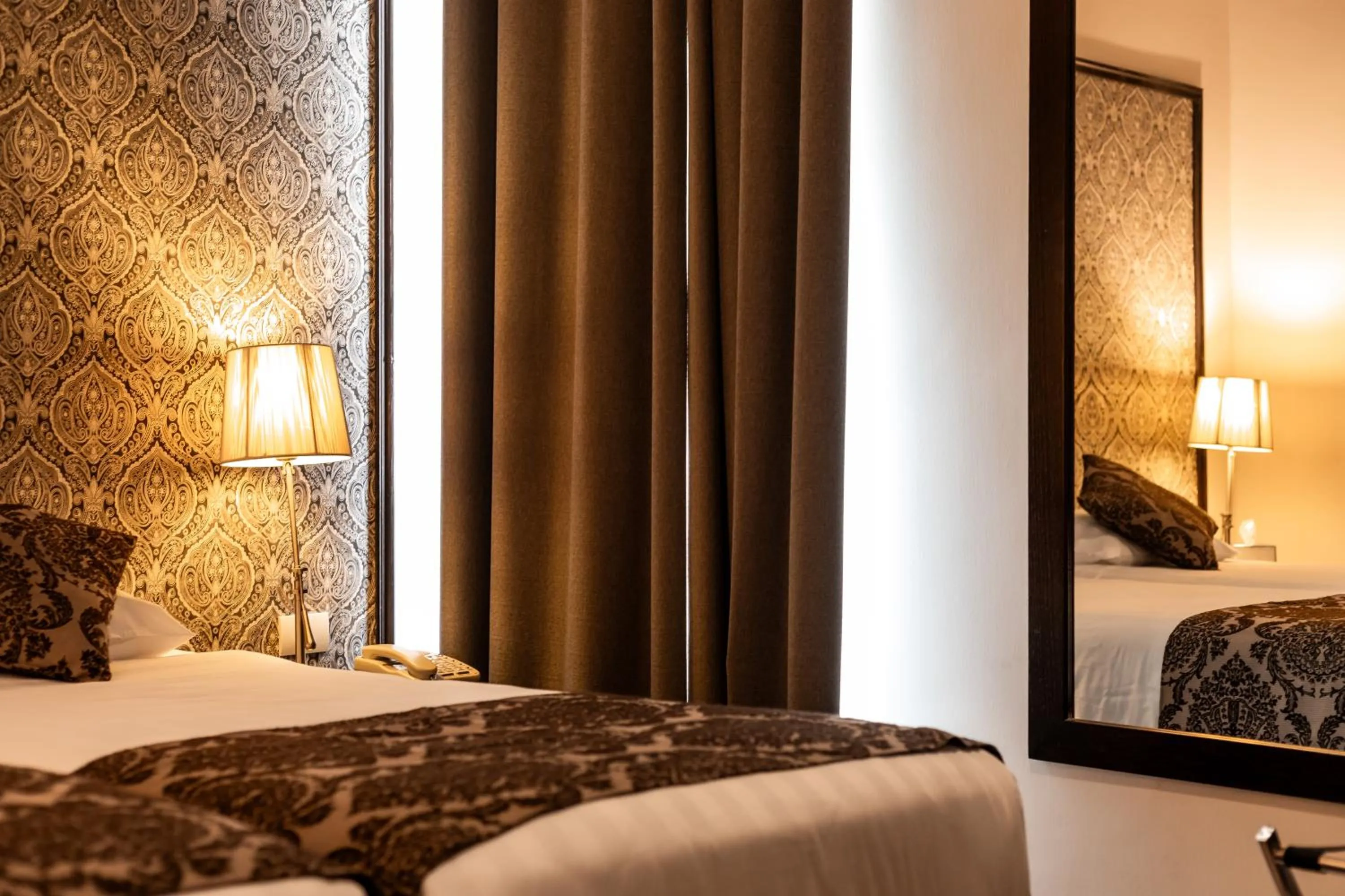 Bedroom, Bed in Notre Dame of Jerusalem Center