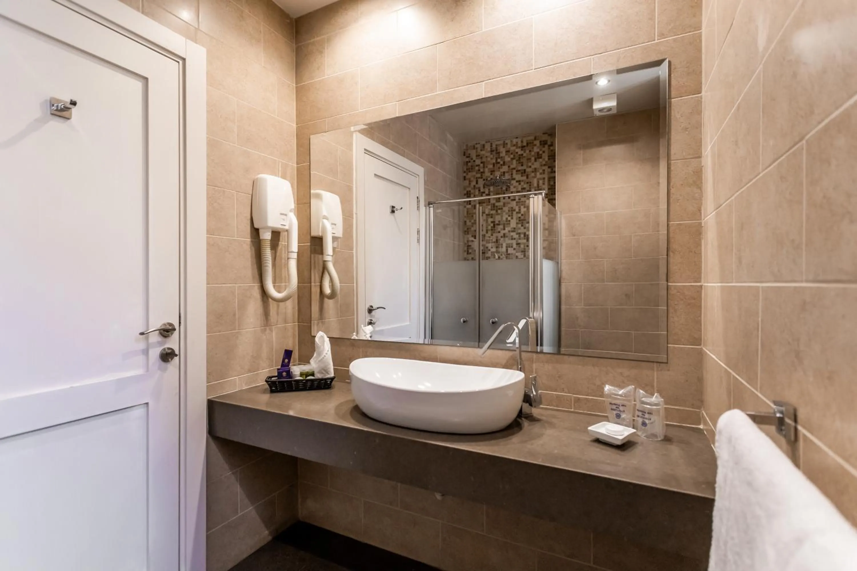 Bathroom in Notre Dame of Jerusalem Center