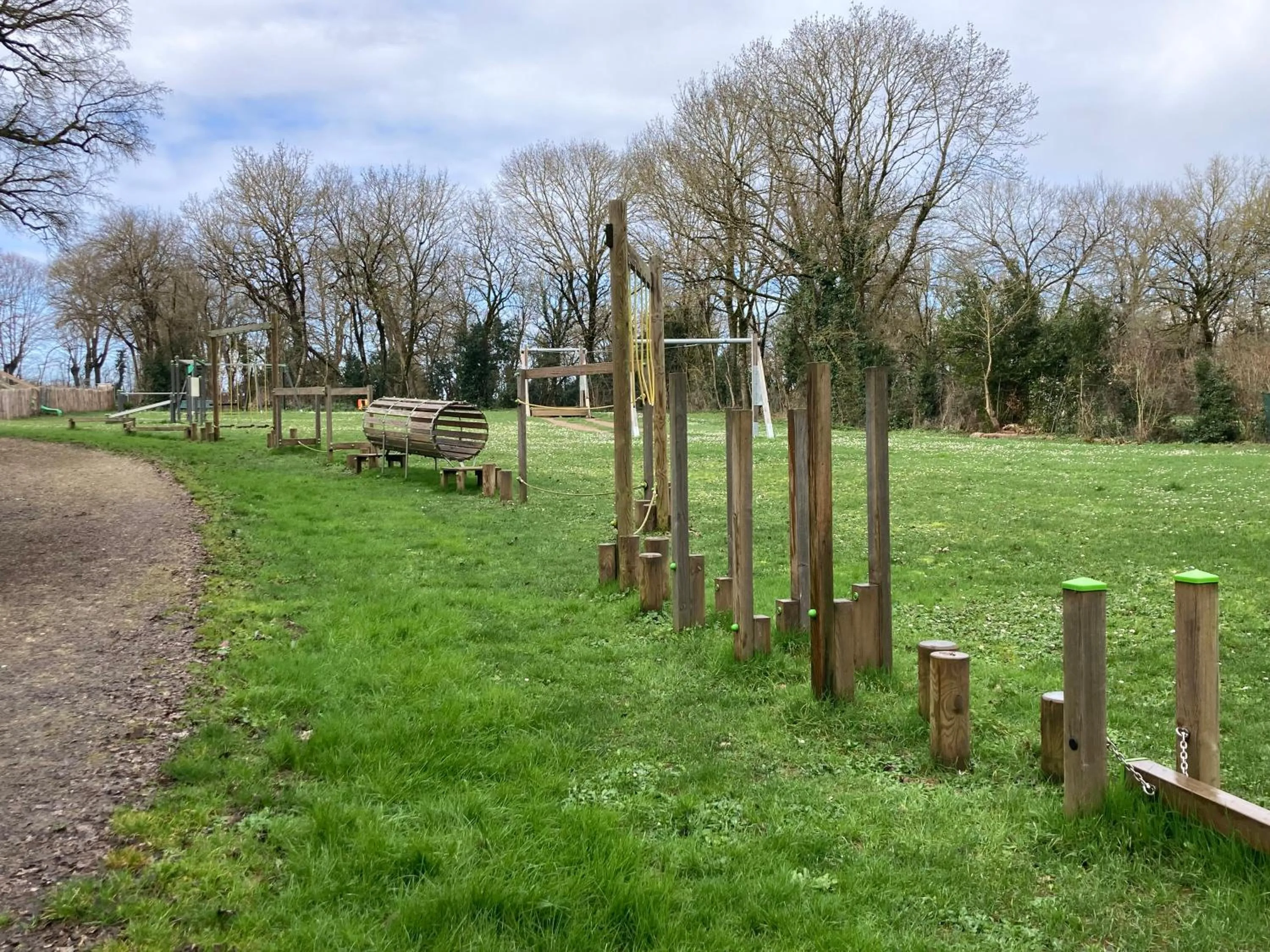 Children play ground in Le Logis de Vallans