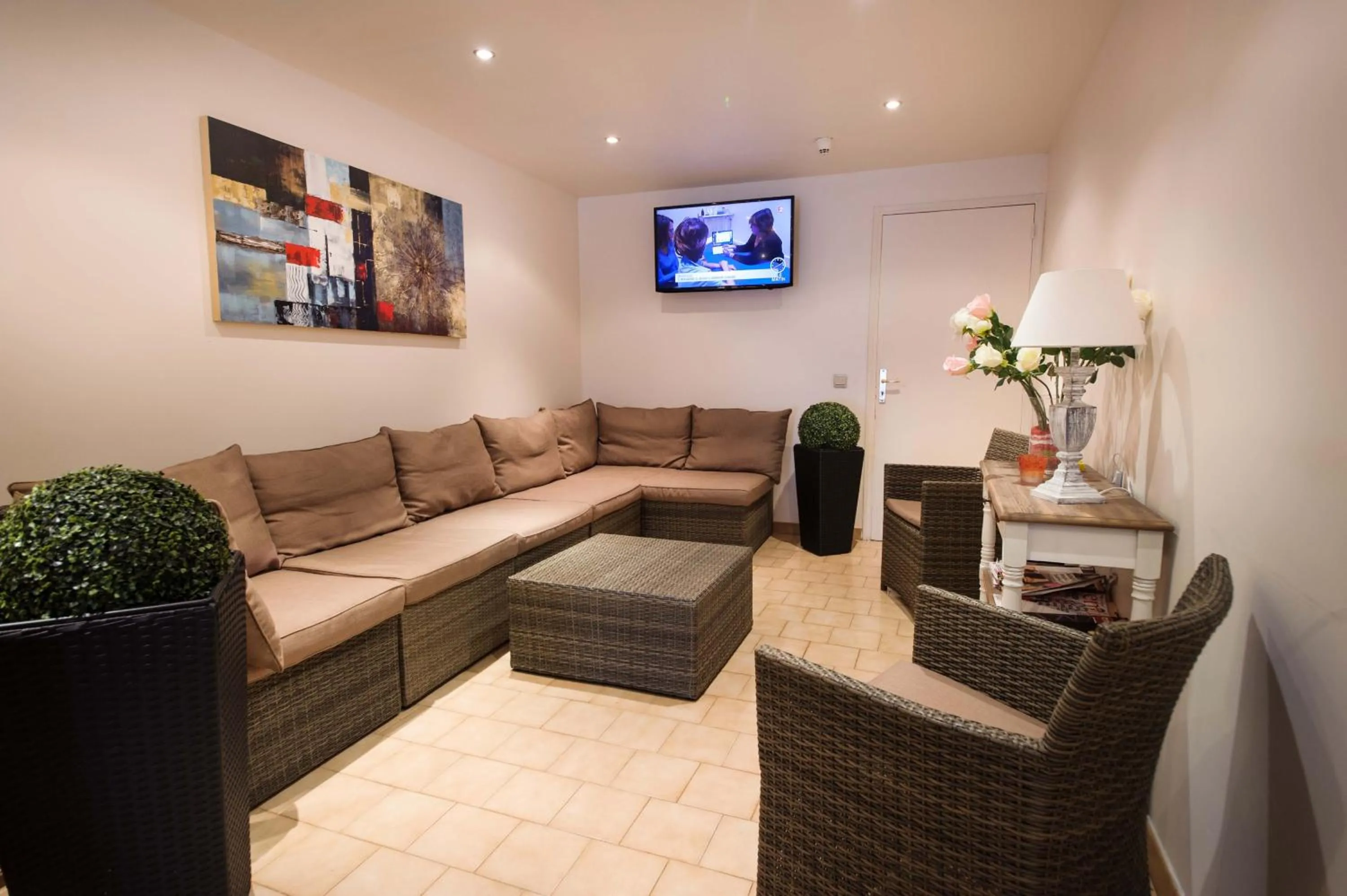 Lobby or reception in Hotel et Résidence Cala di sole