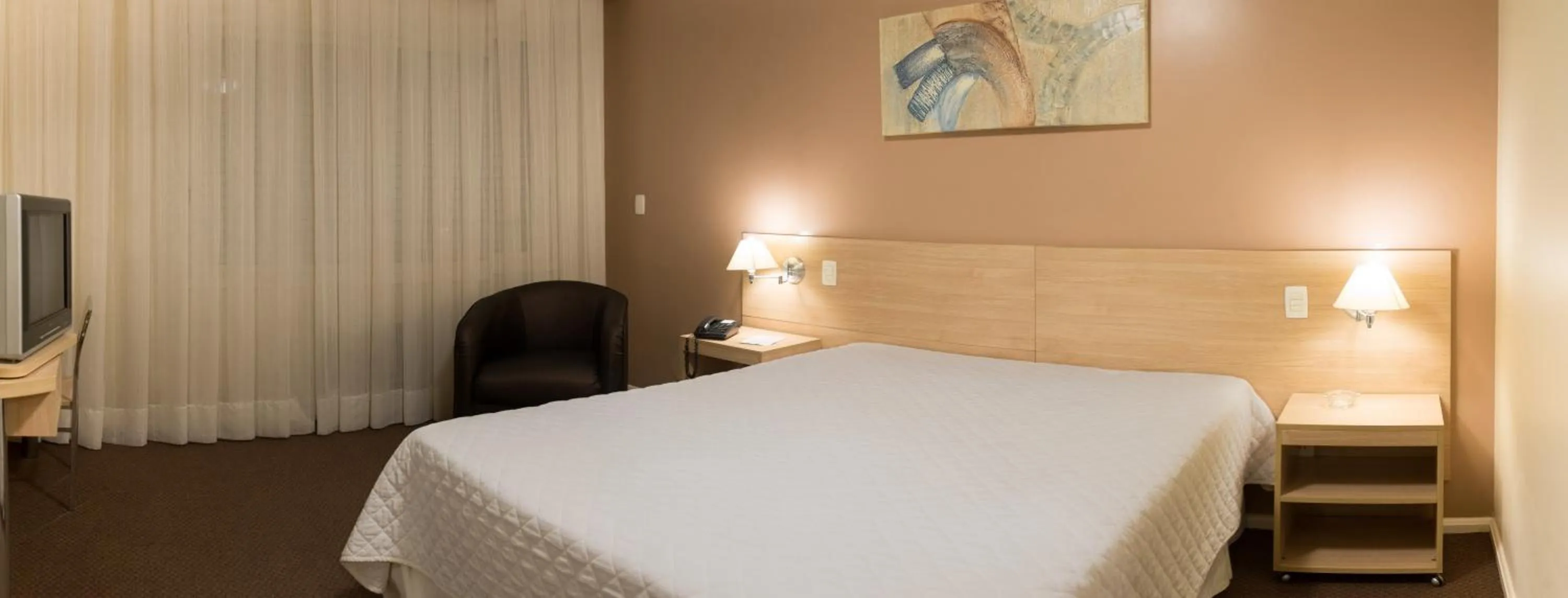 Bed in Hotel Atlantico Rio Grande