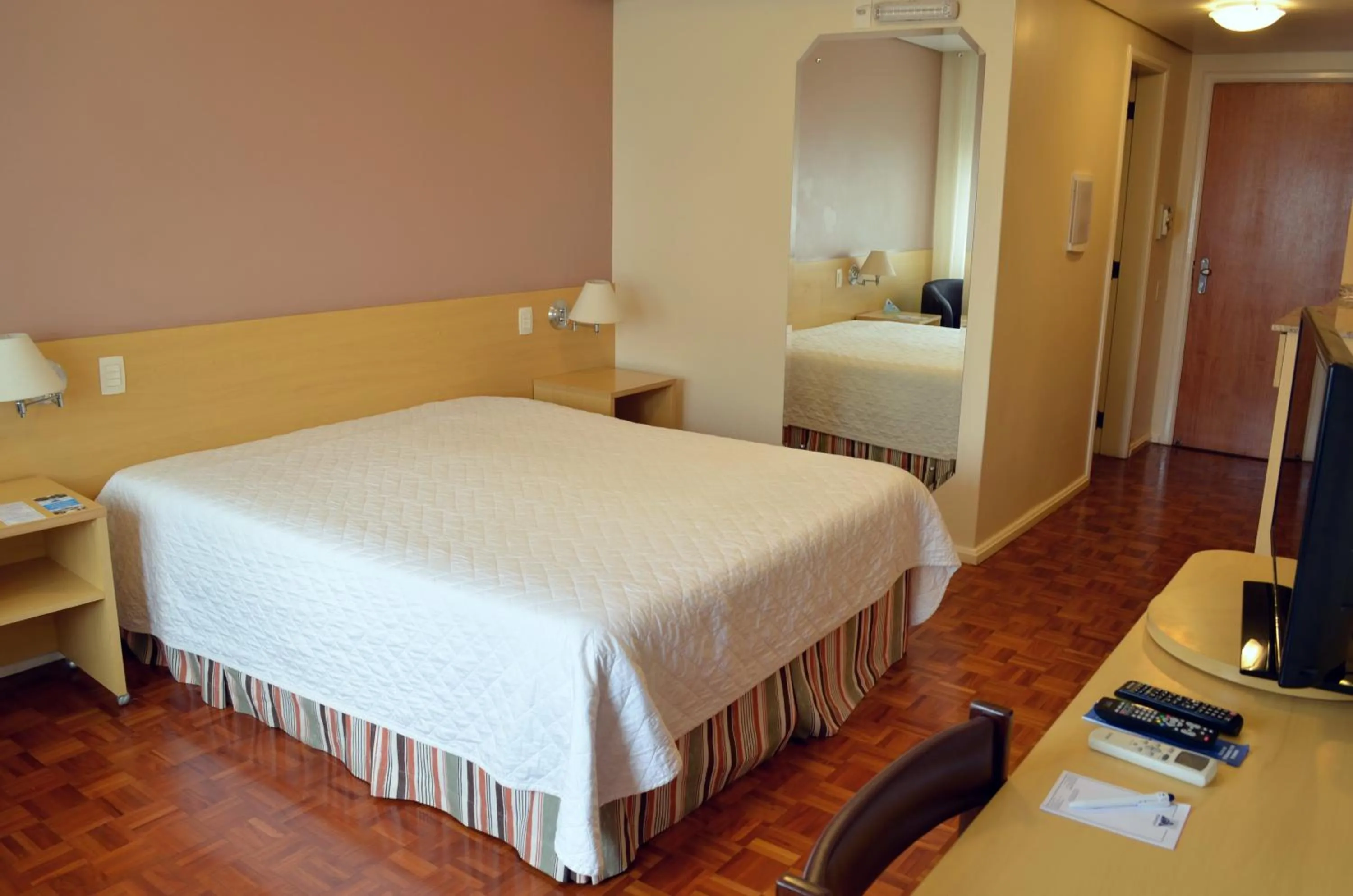 Bed in Hotel Atlantico Rio Grande