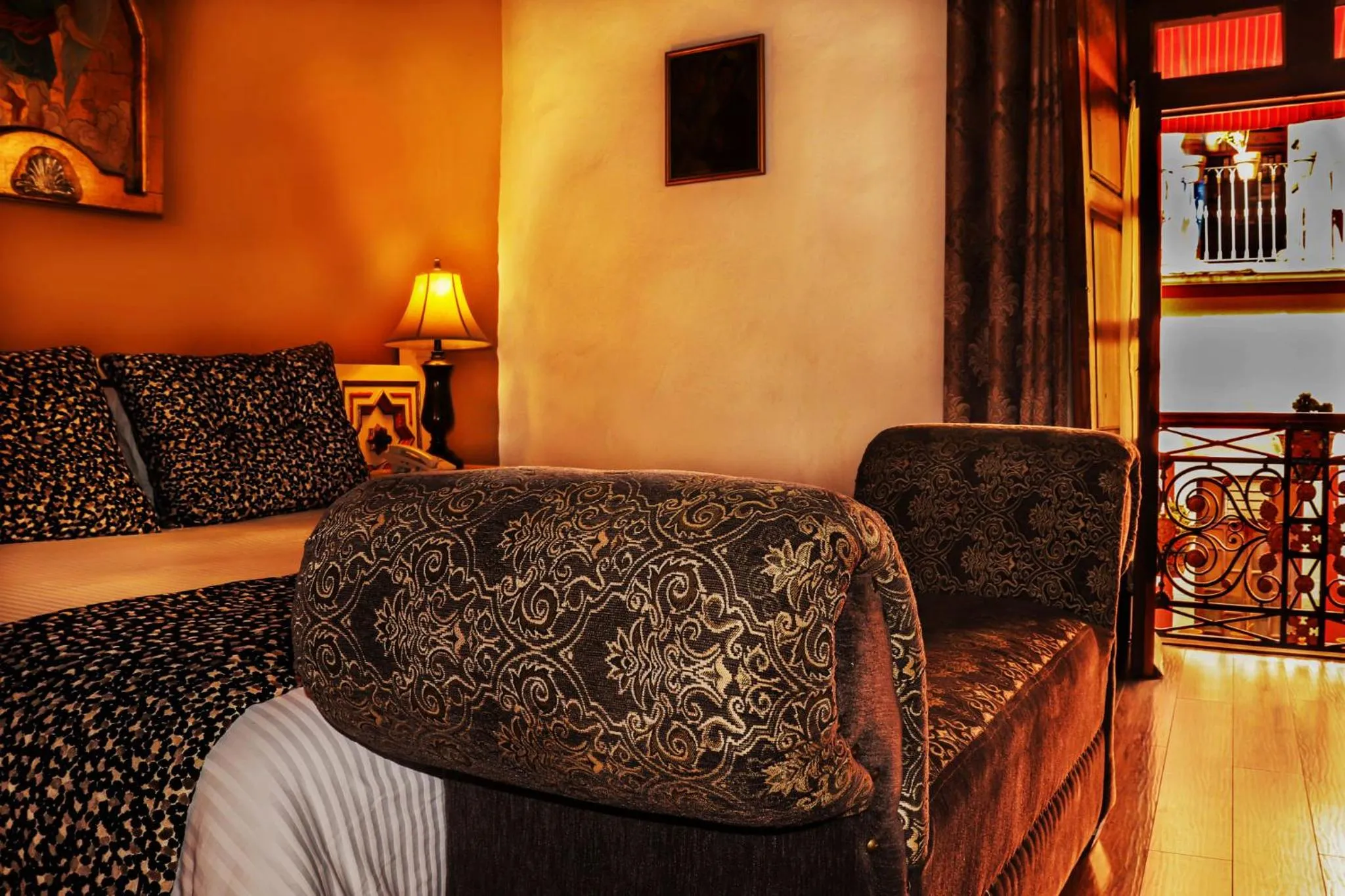 Photo of the whole room, Bed in Hosteria del Frayle
