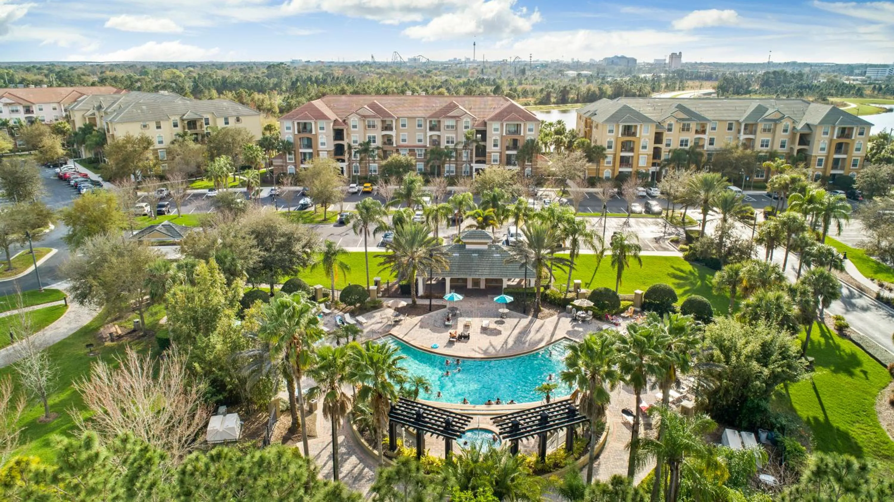 Property building in Orlando Resort Rentals at Universal Boulevard