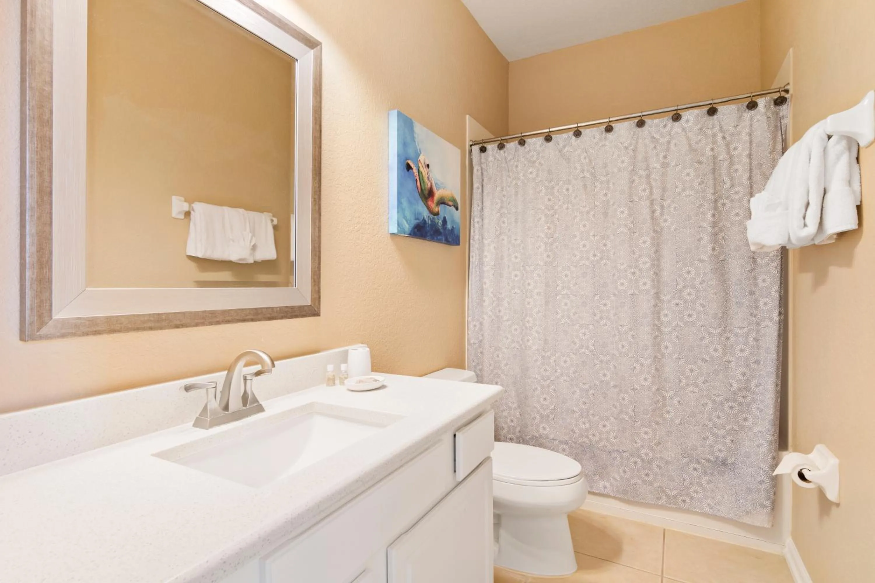 Shower in Orlando Resort Rentals at Universal Boulevard