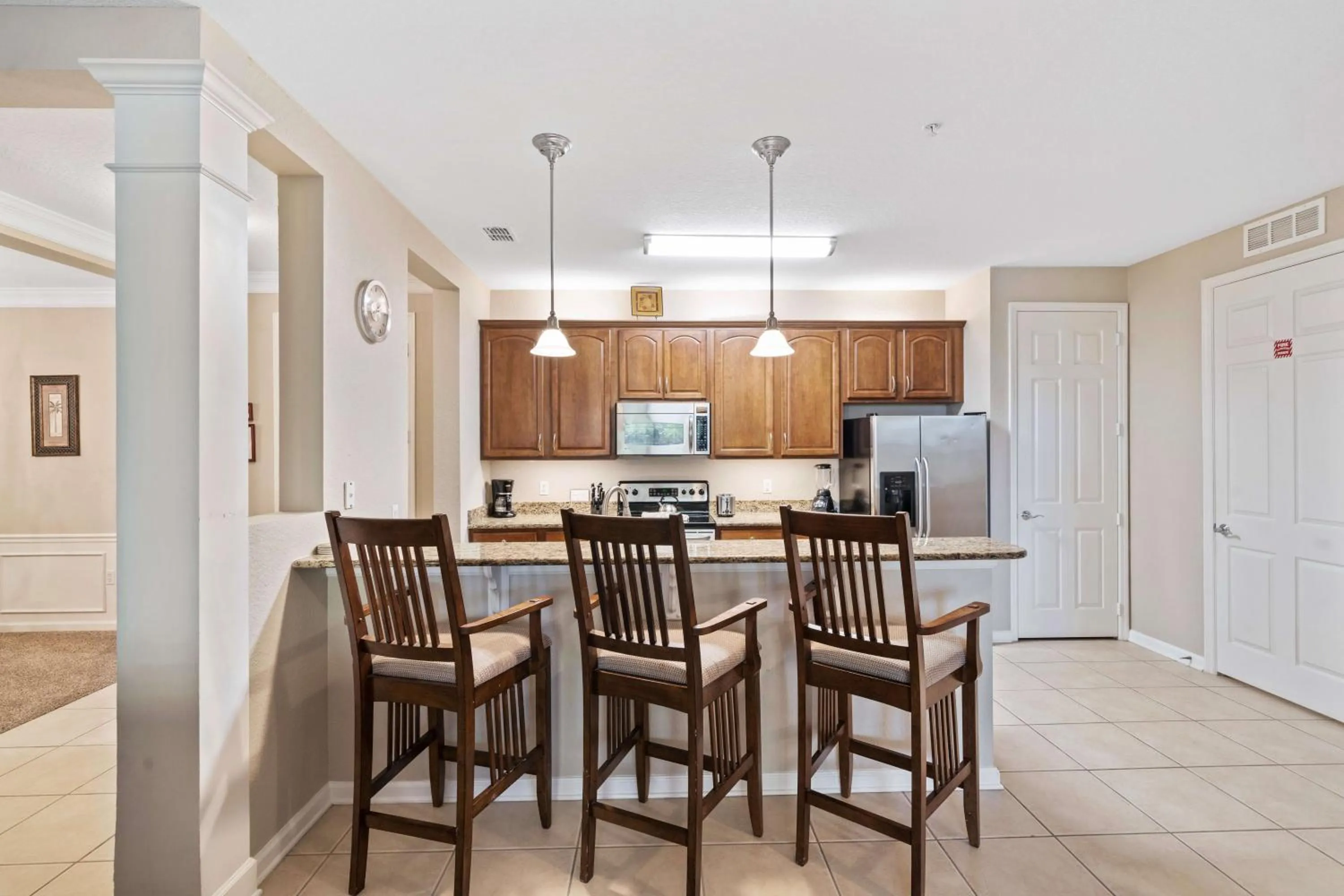 kitchen in Orlando Resort Rentals at Universal Boulevard