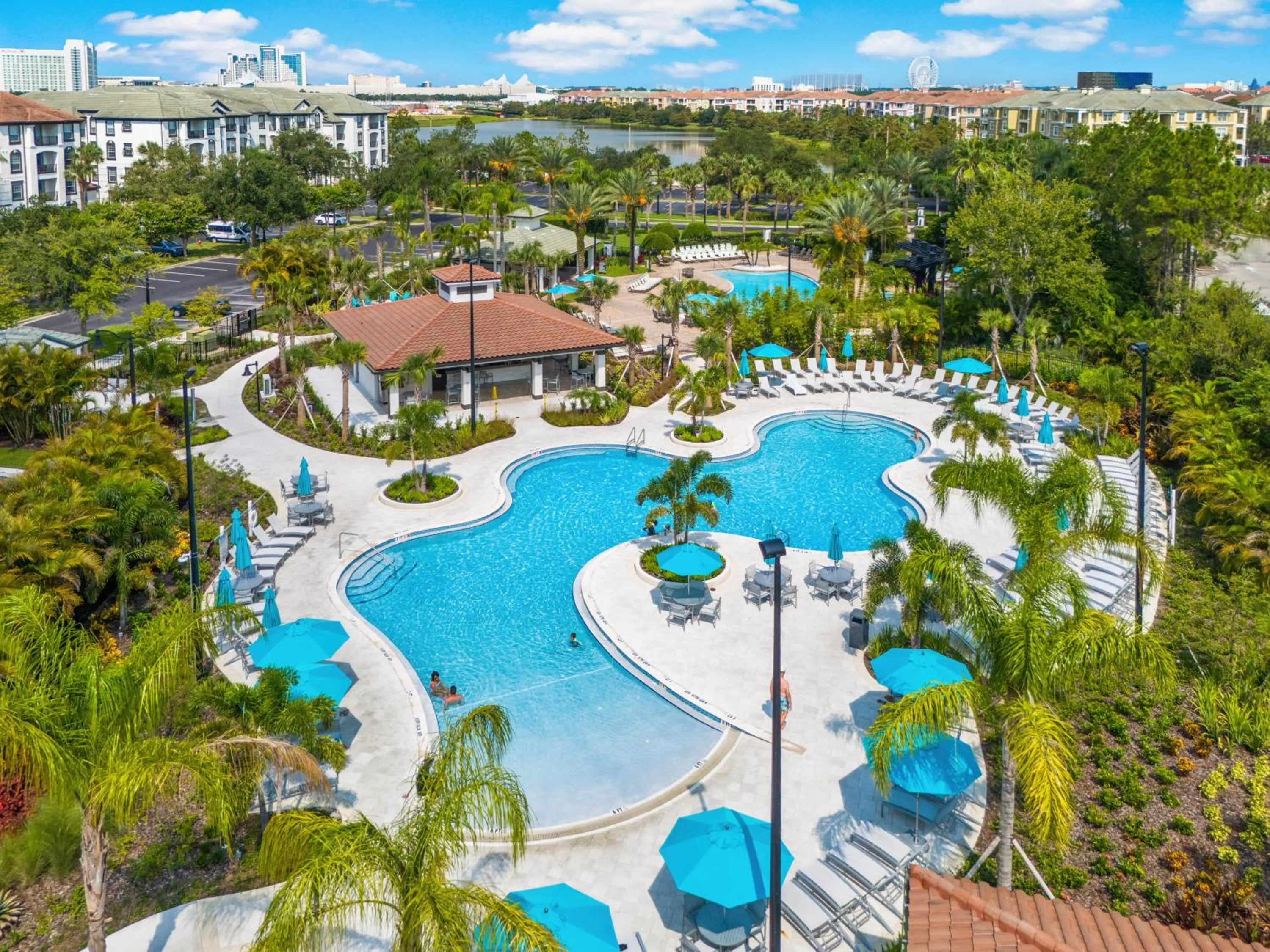 Swimming pool in Orlando Resort Rentals at Universal Boulevard