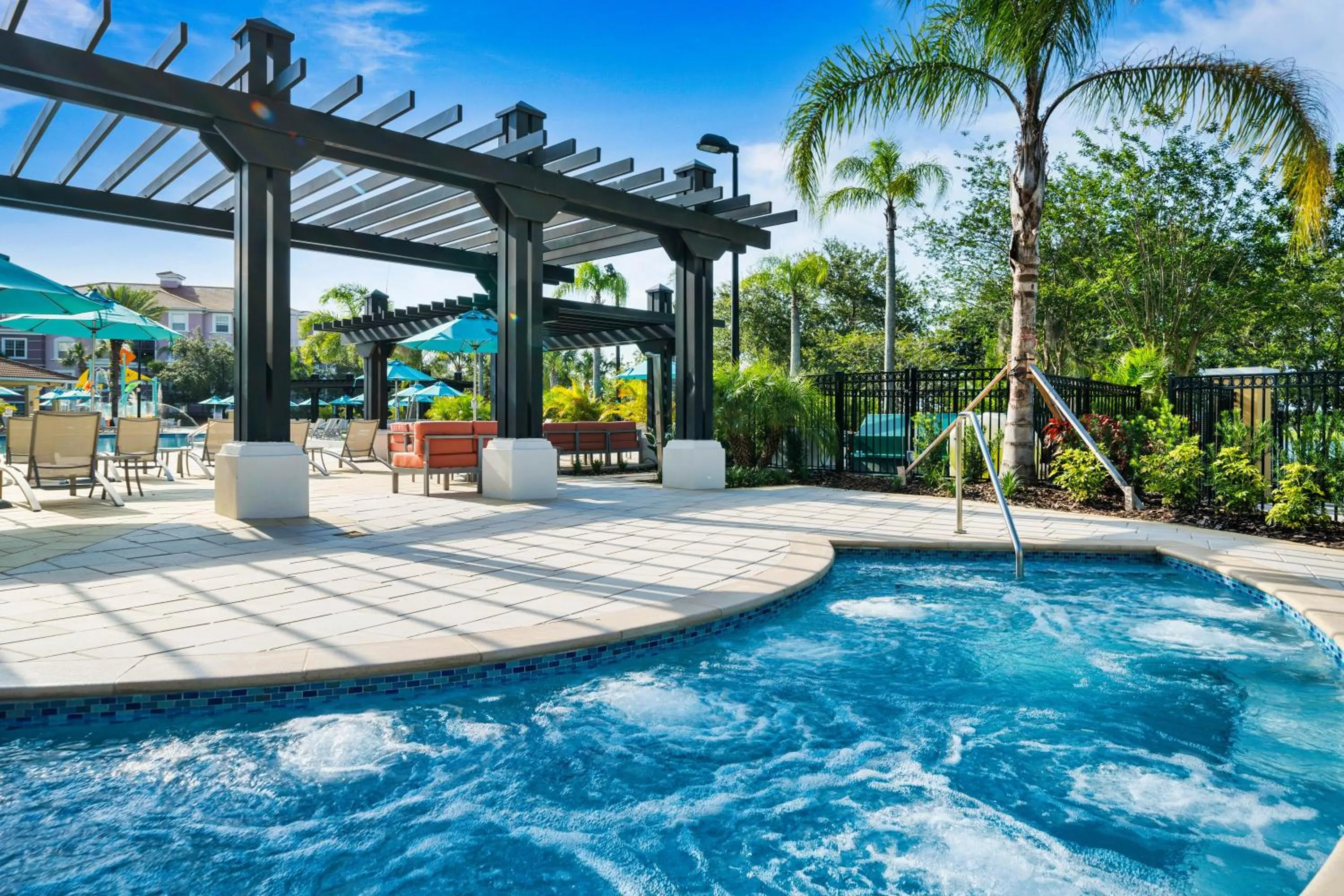 Hot Tub in Orlando Resort Rentals at Universal Boulevard