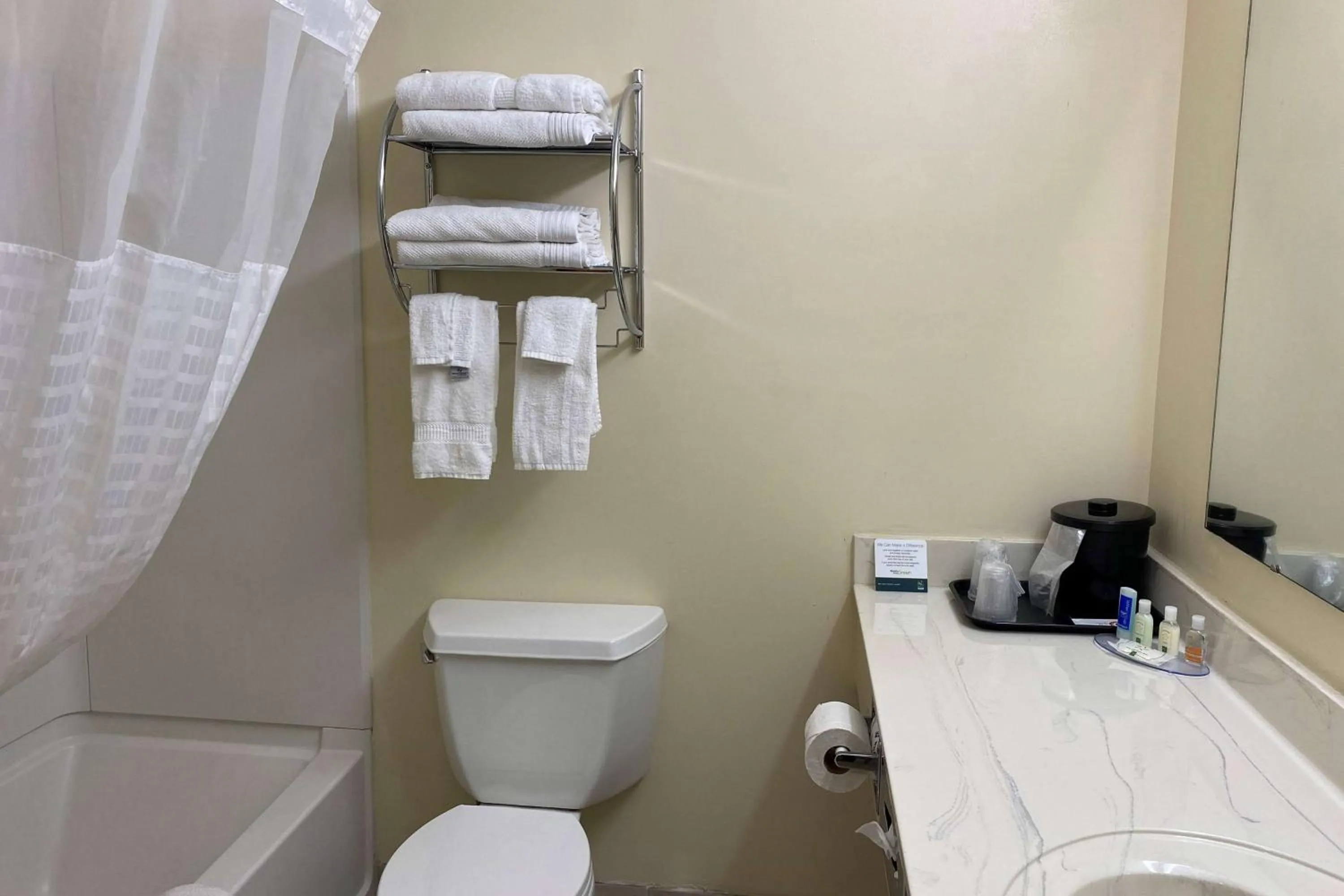 Bathroom in AmericInn by Wyndham Fort Atkinson