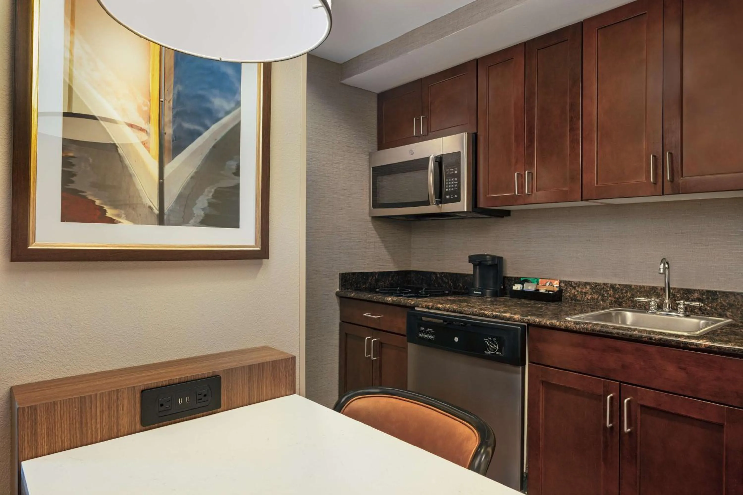 Kitchen or kitchenette in Homewood Suites Fredericksburg