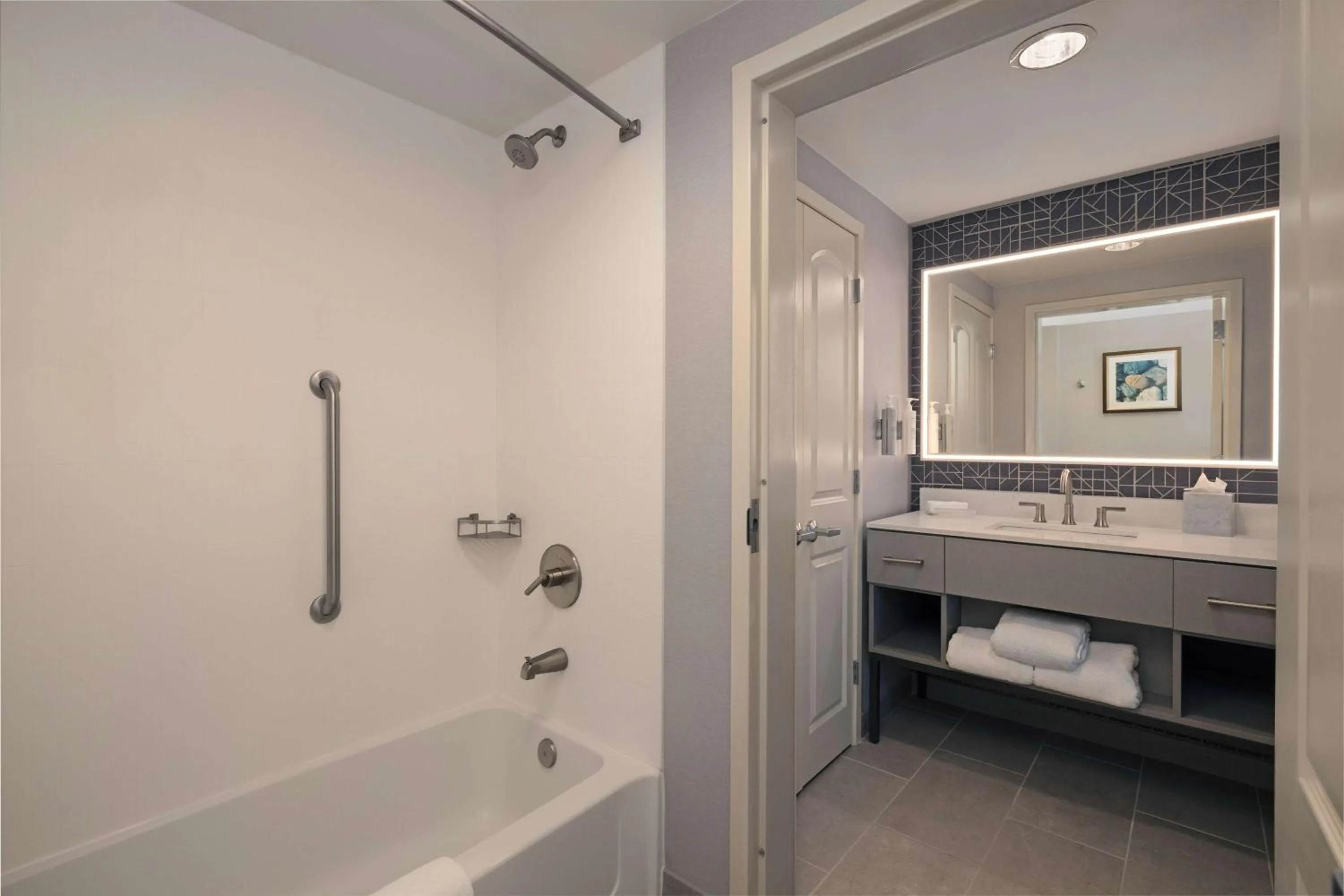 Bathroom in Homewood Suites Fredericksburg