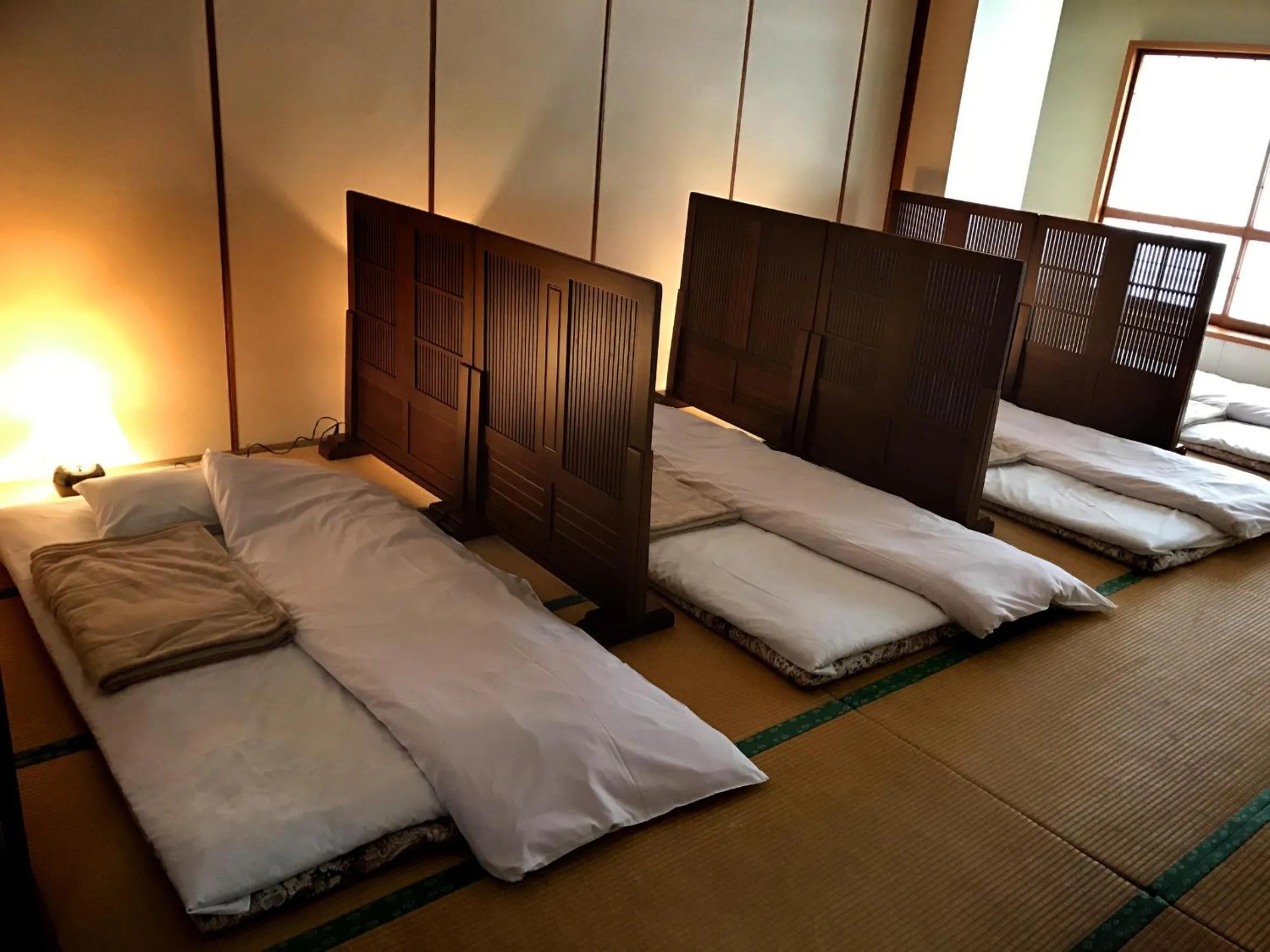 Bed in Oyado Matsubaya