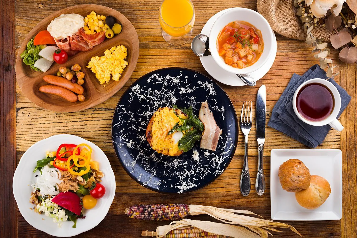 Breakfast in Karuizawa Hotel Longing House