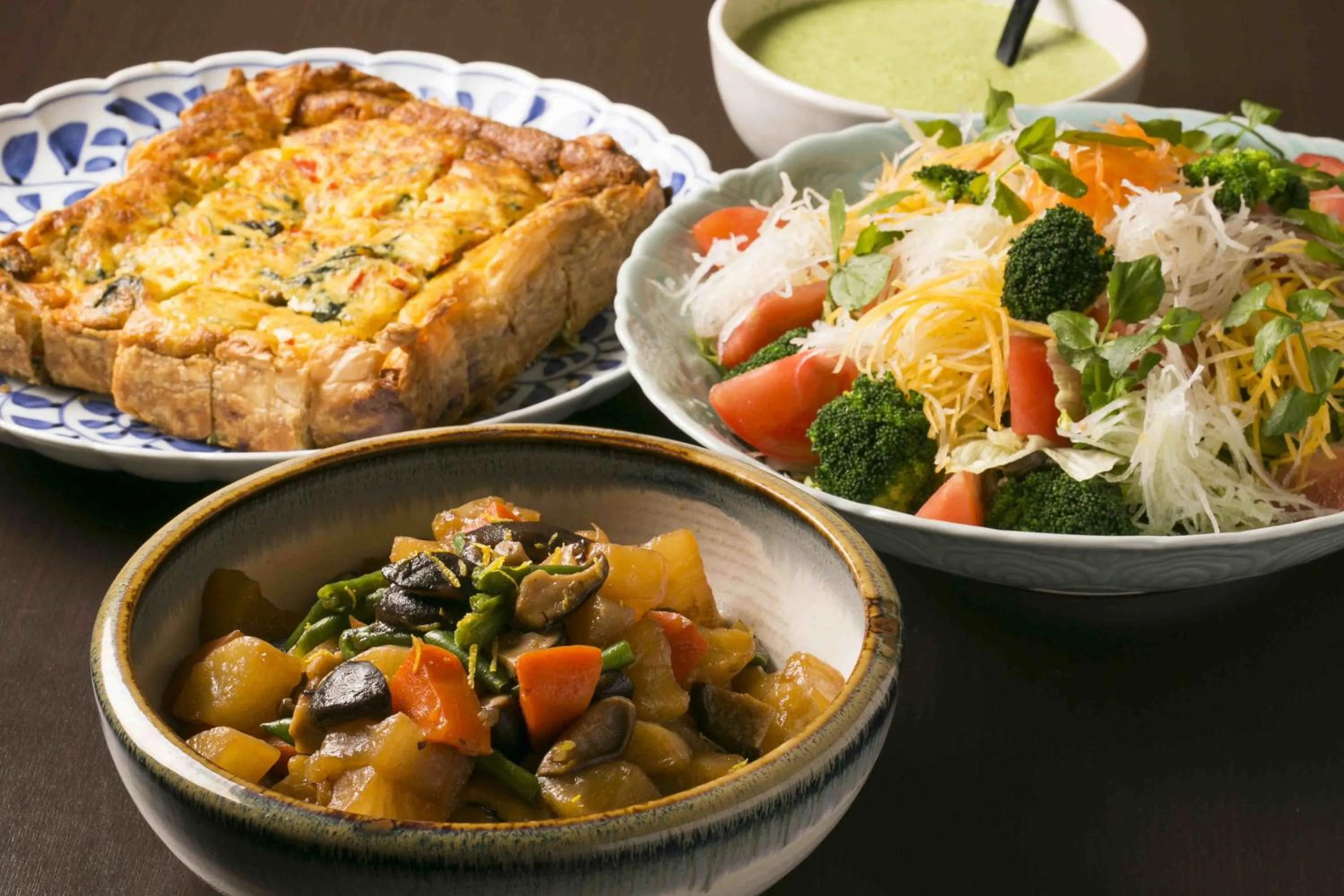 Food close-up in Super Hydrogen Rich Spa Yado Kanzan