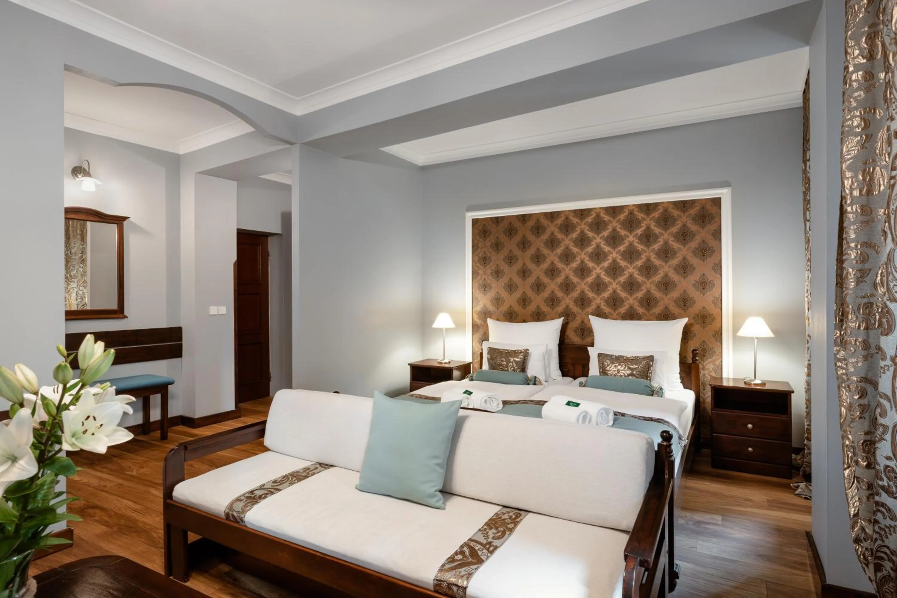 Bed in Baron Boutique Hotel