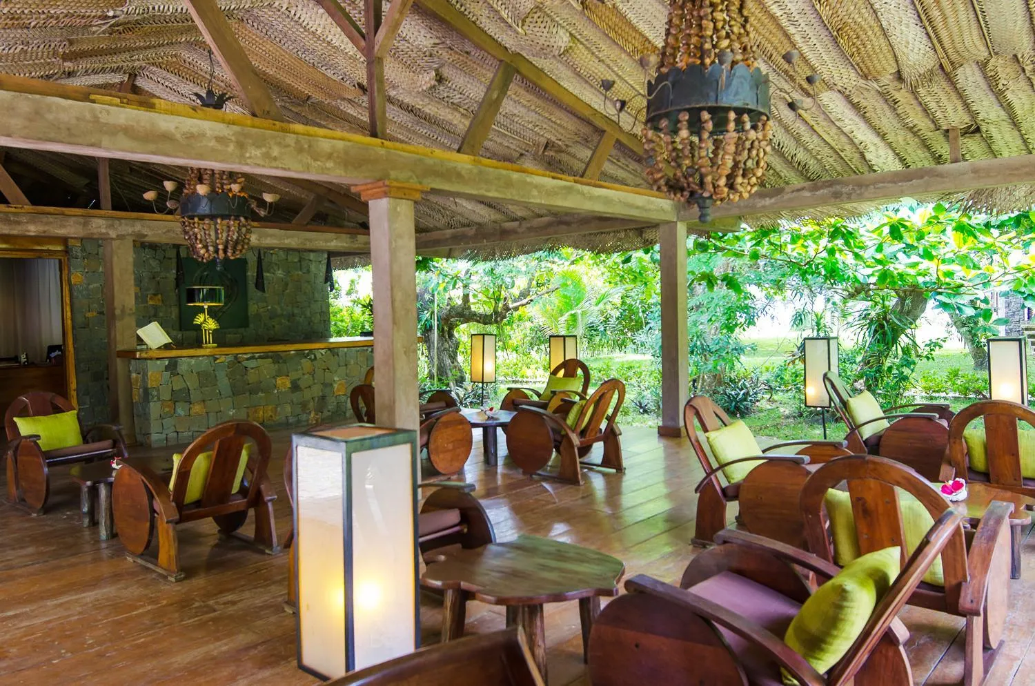 Lobby or reception in Princesse Bora Lodge & Spa