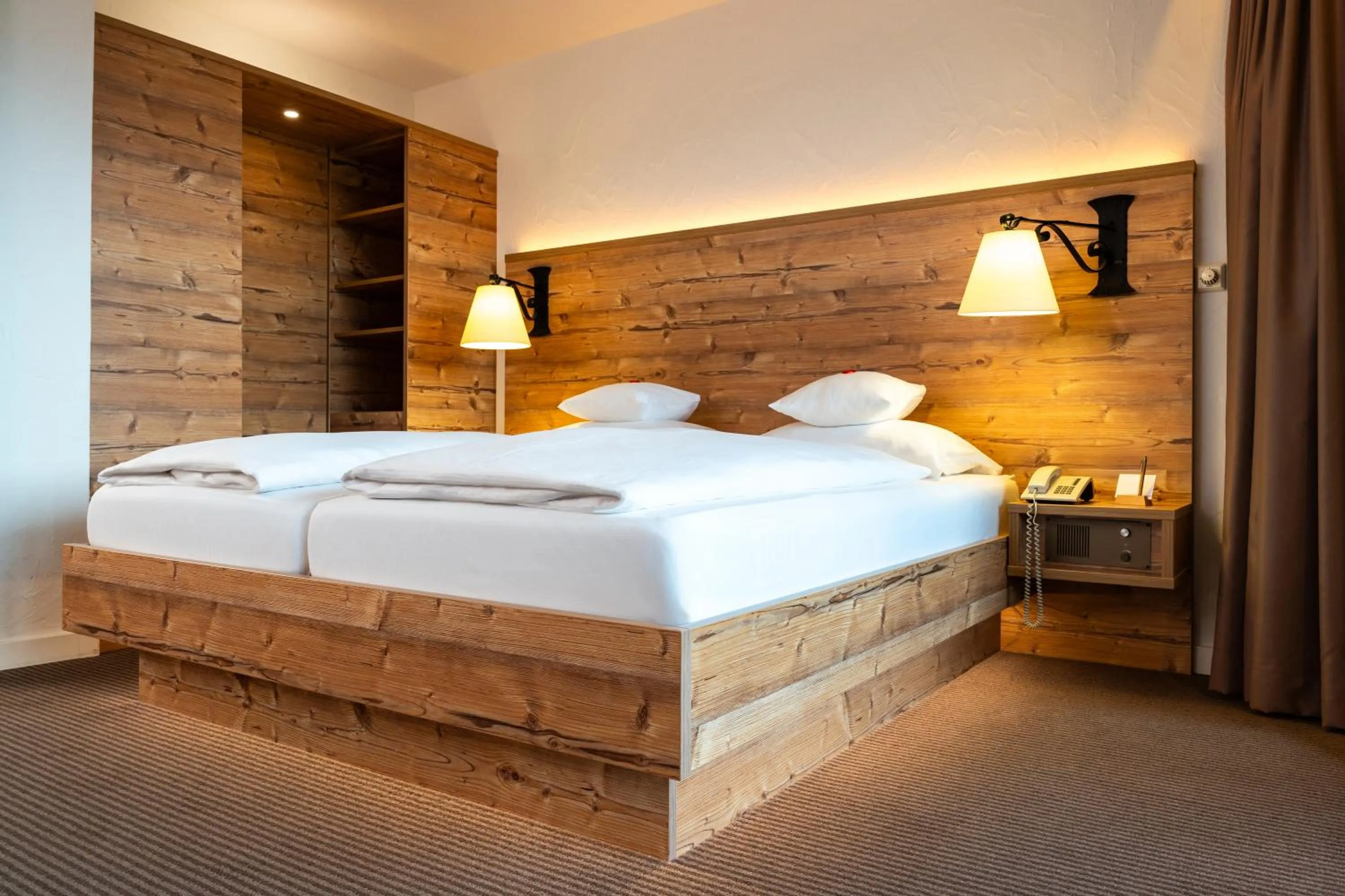 Bed in Hotel Vier Jahreszeiten am Schluchsee