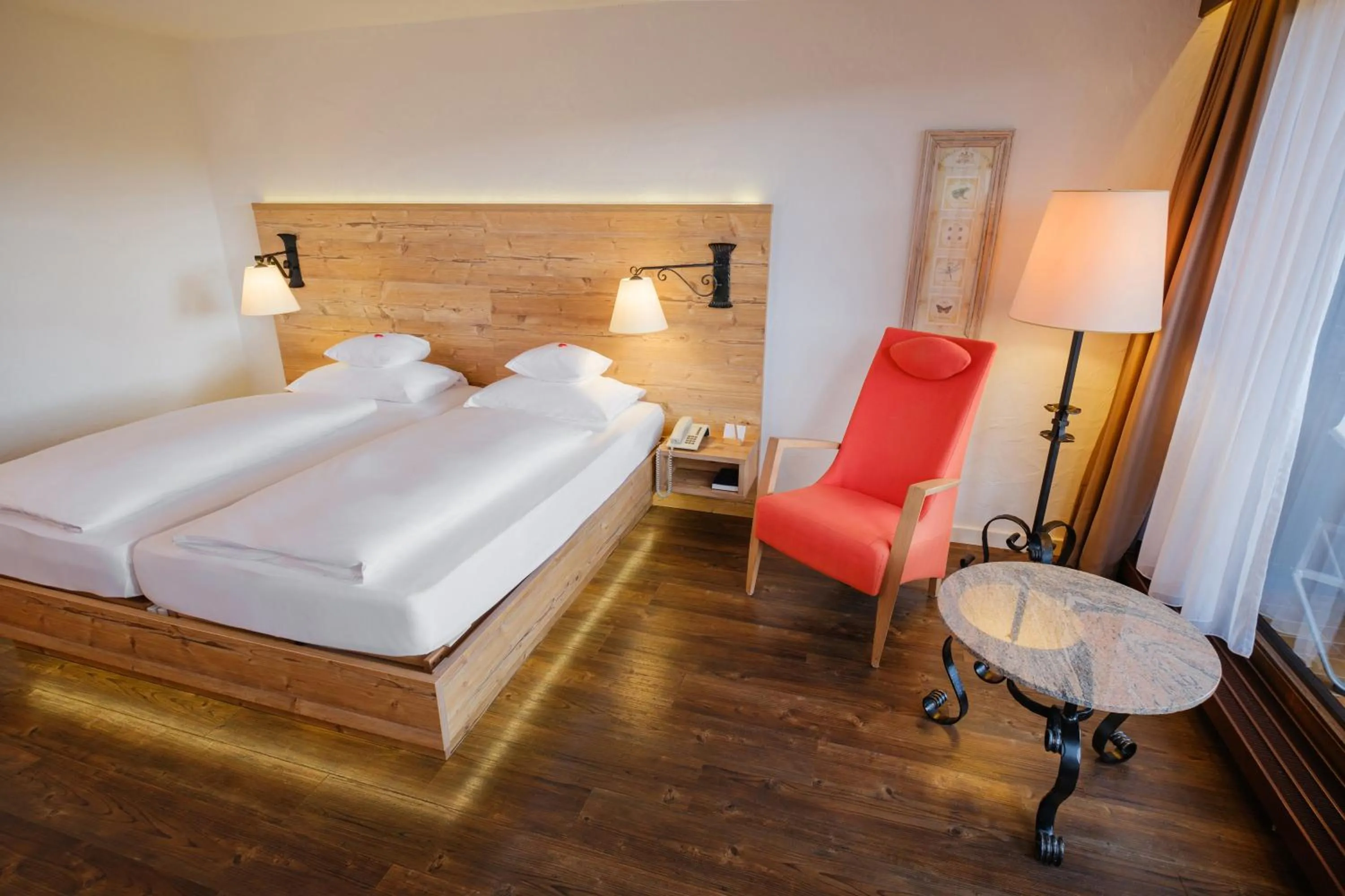 Bed in Hotel Vier Jahreszeiten am Schluchsee