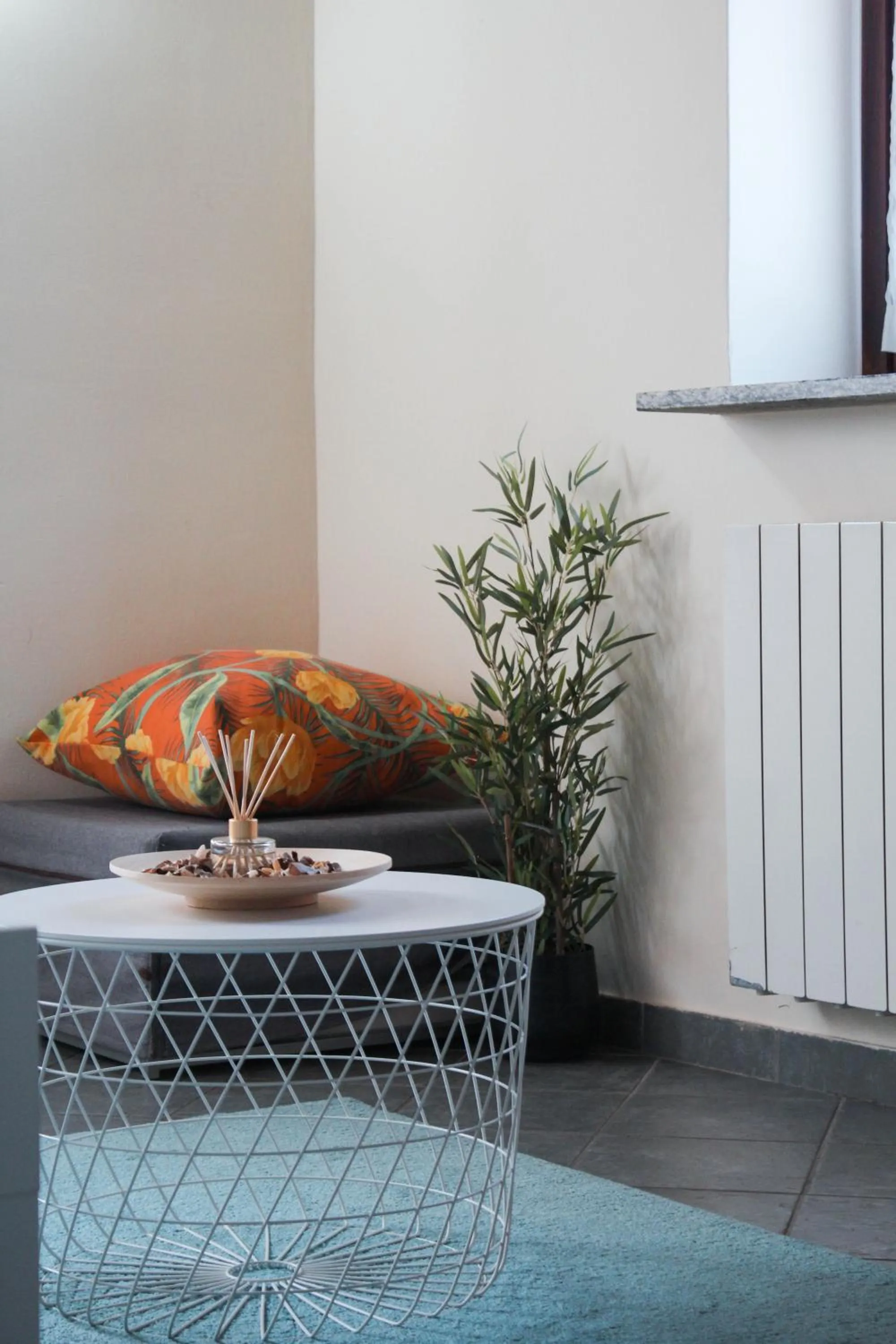 Living room in Hotel Fontaine Bleue