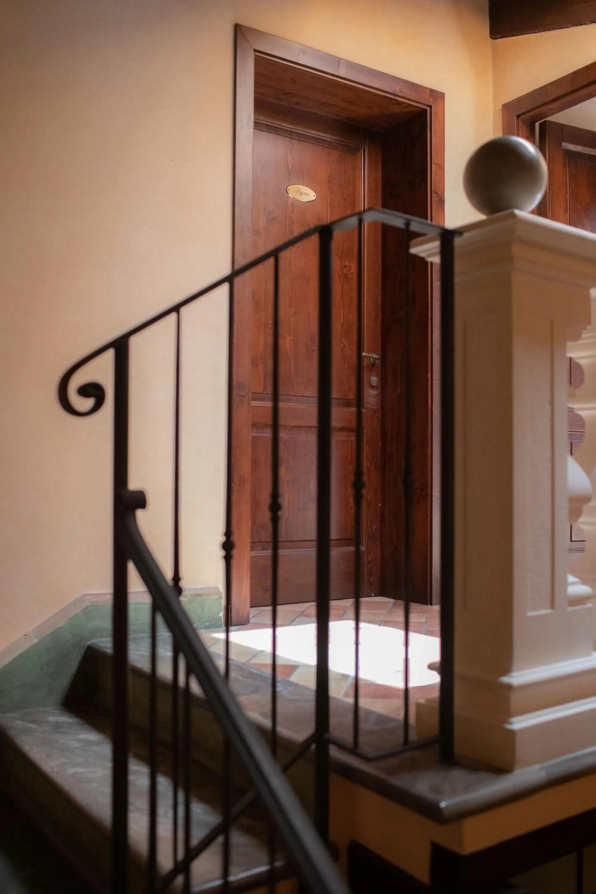 View (from property/room), Bed in Locanda Le Logge