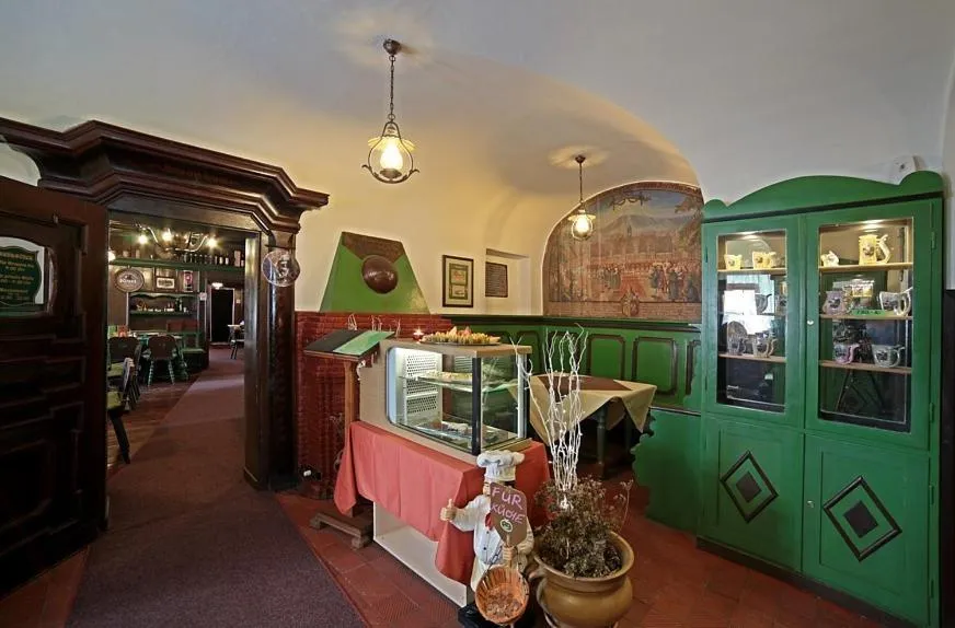 Lobby or reception in Hotel Zelený Dům