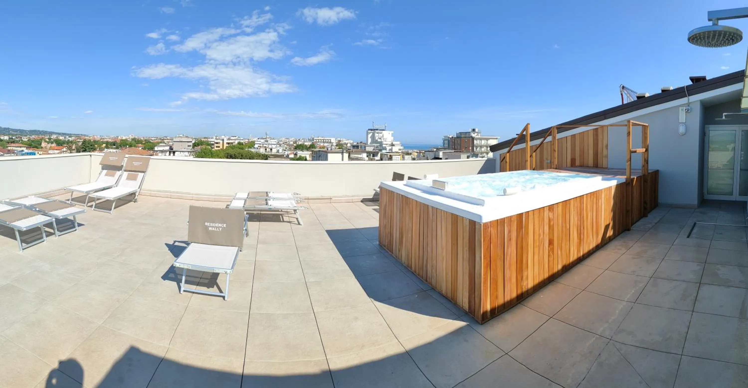 Hot Tub in Wally Residence