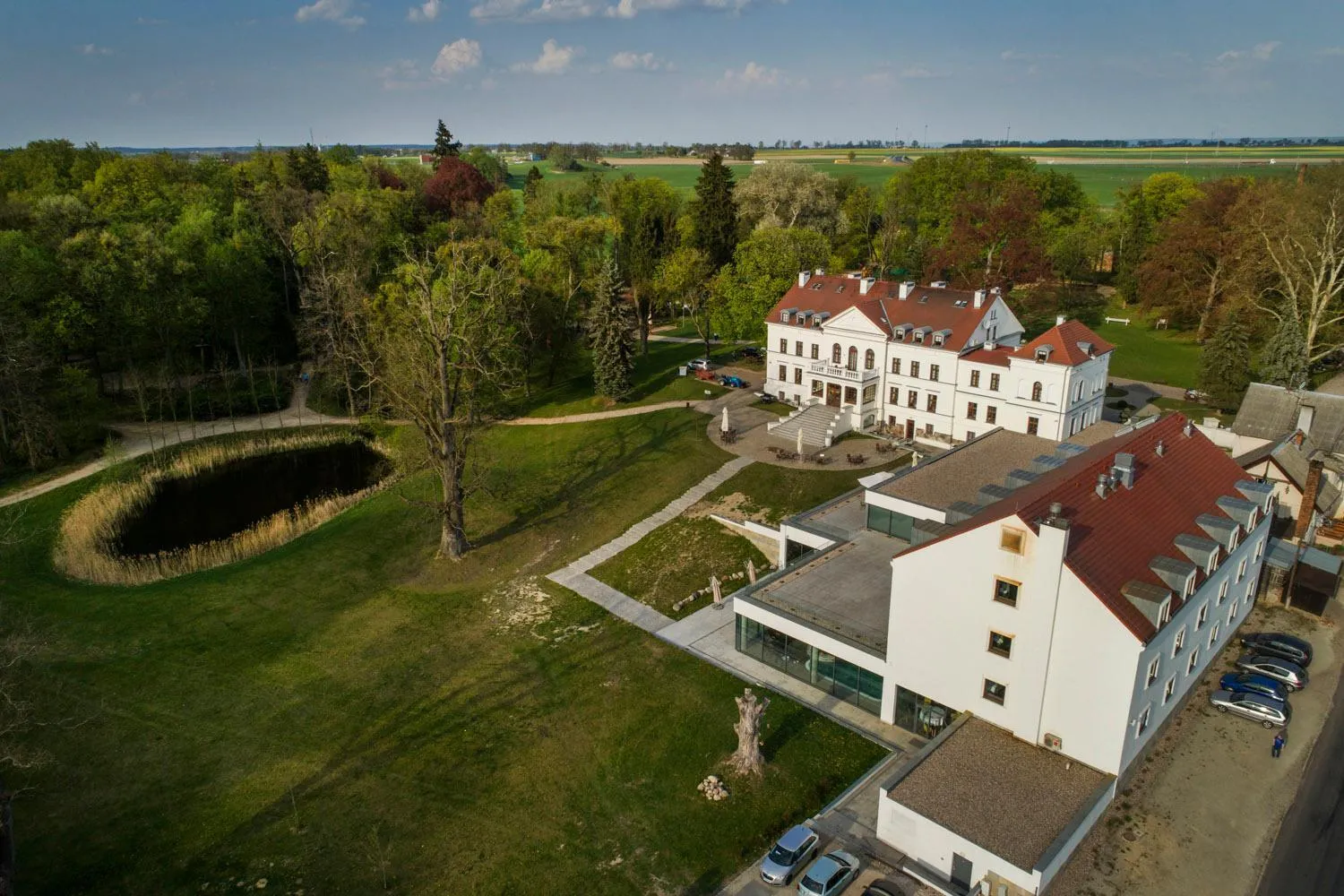Bird's eye view in Hanza Pałac Wellness & SPA