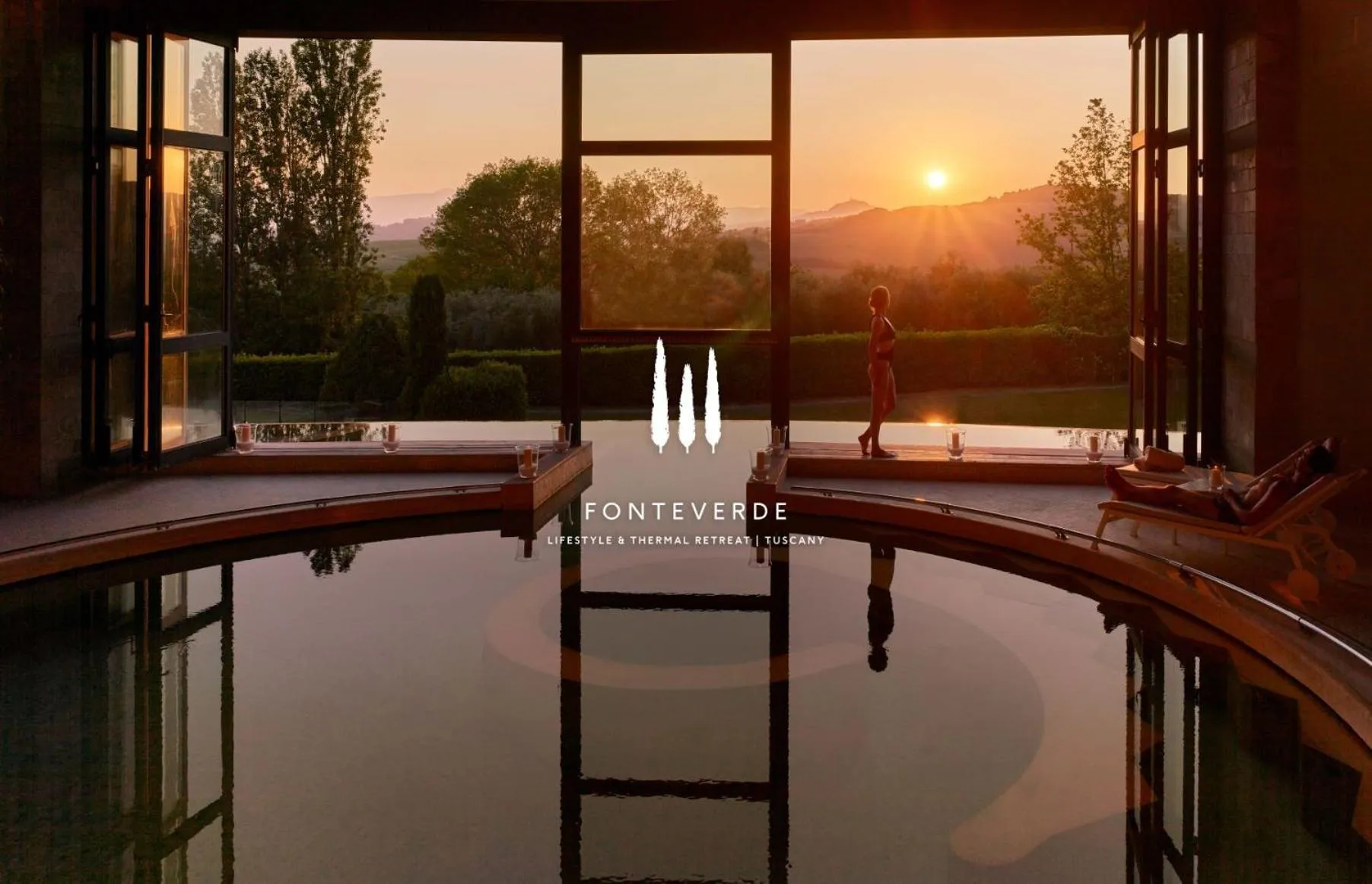 Pool view in Sette Querce