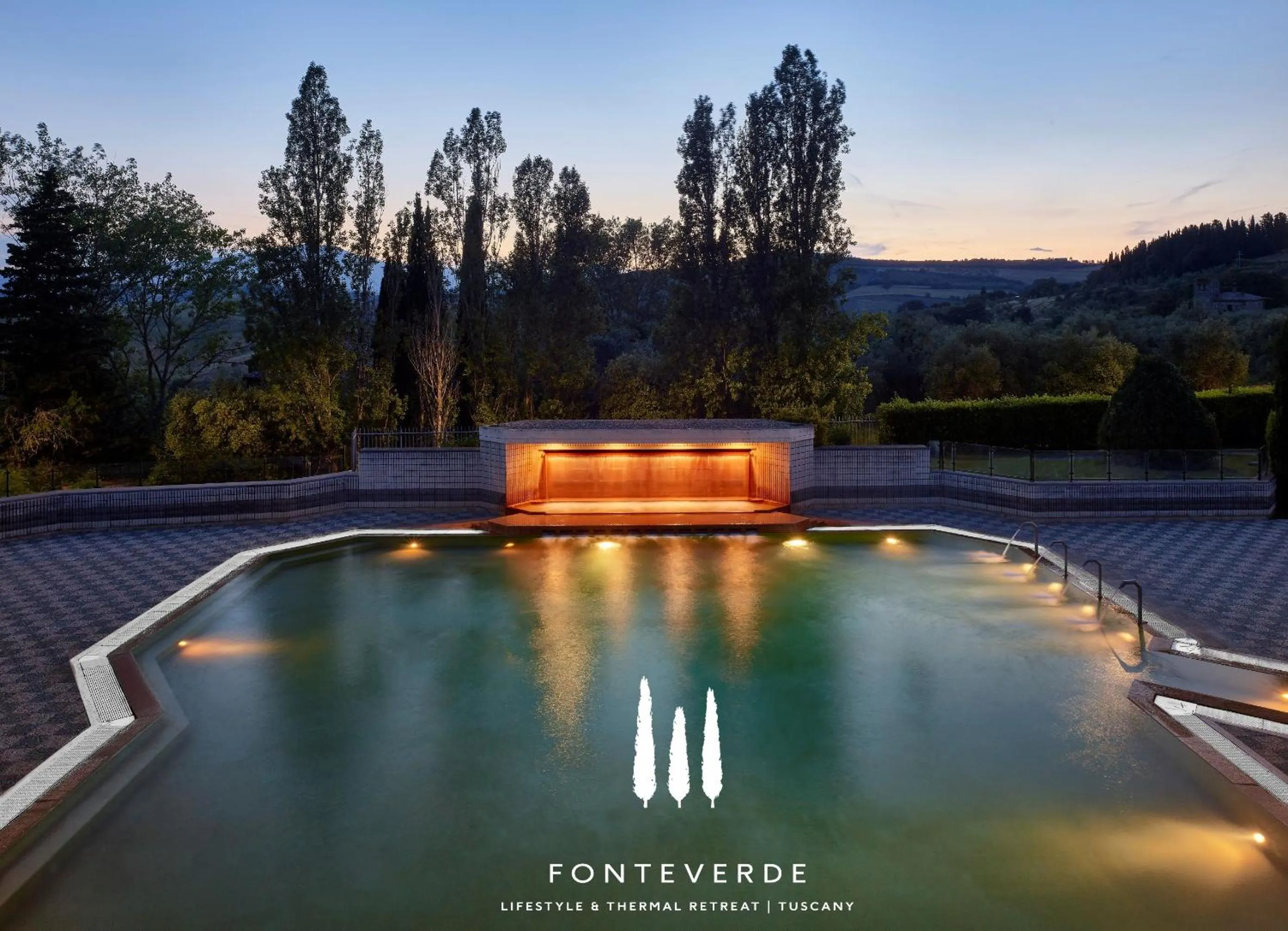 Pool view in Sette Querce