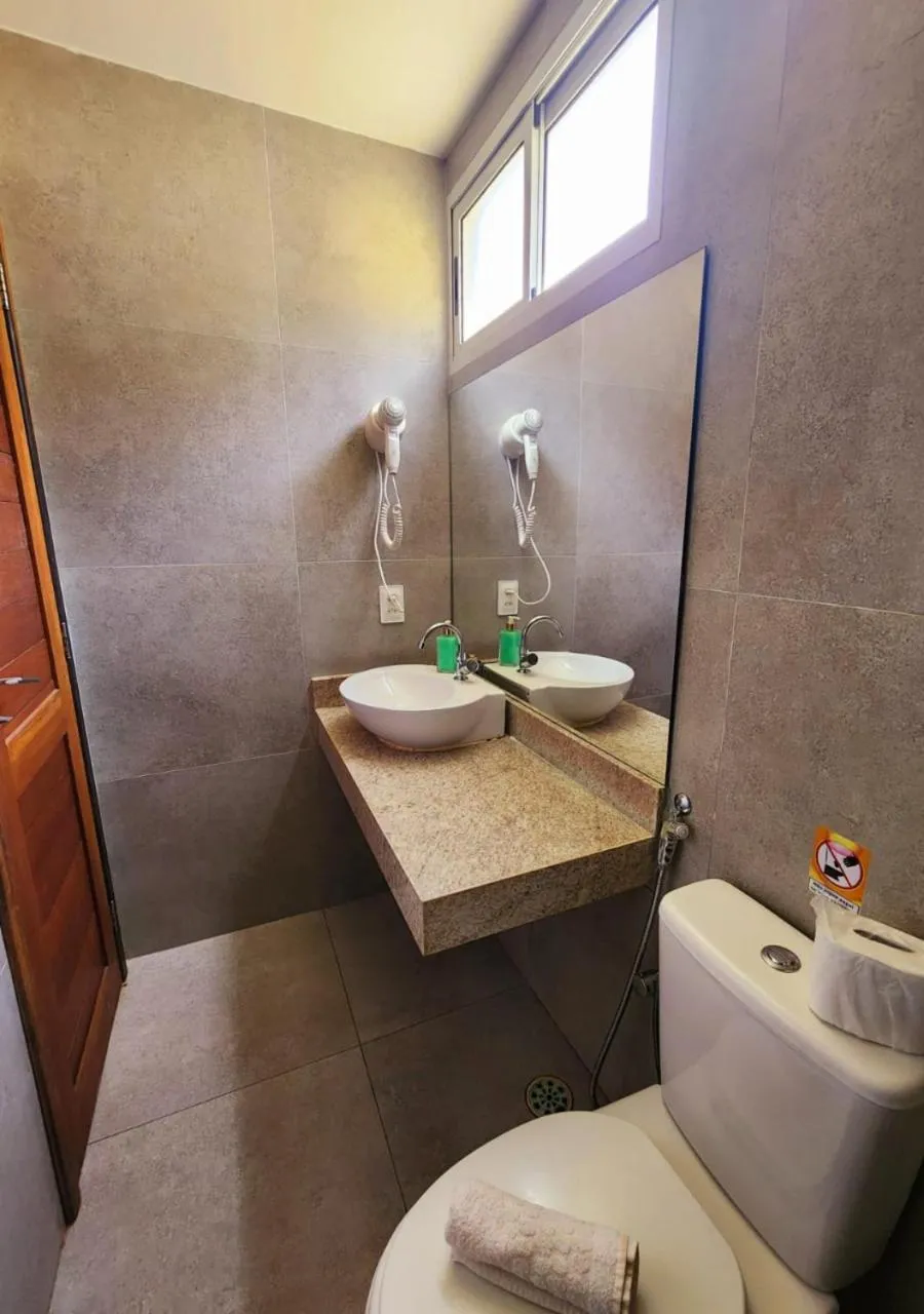 Bathroom in Pousada Recanto