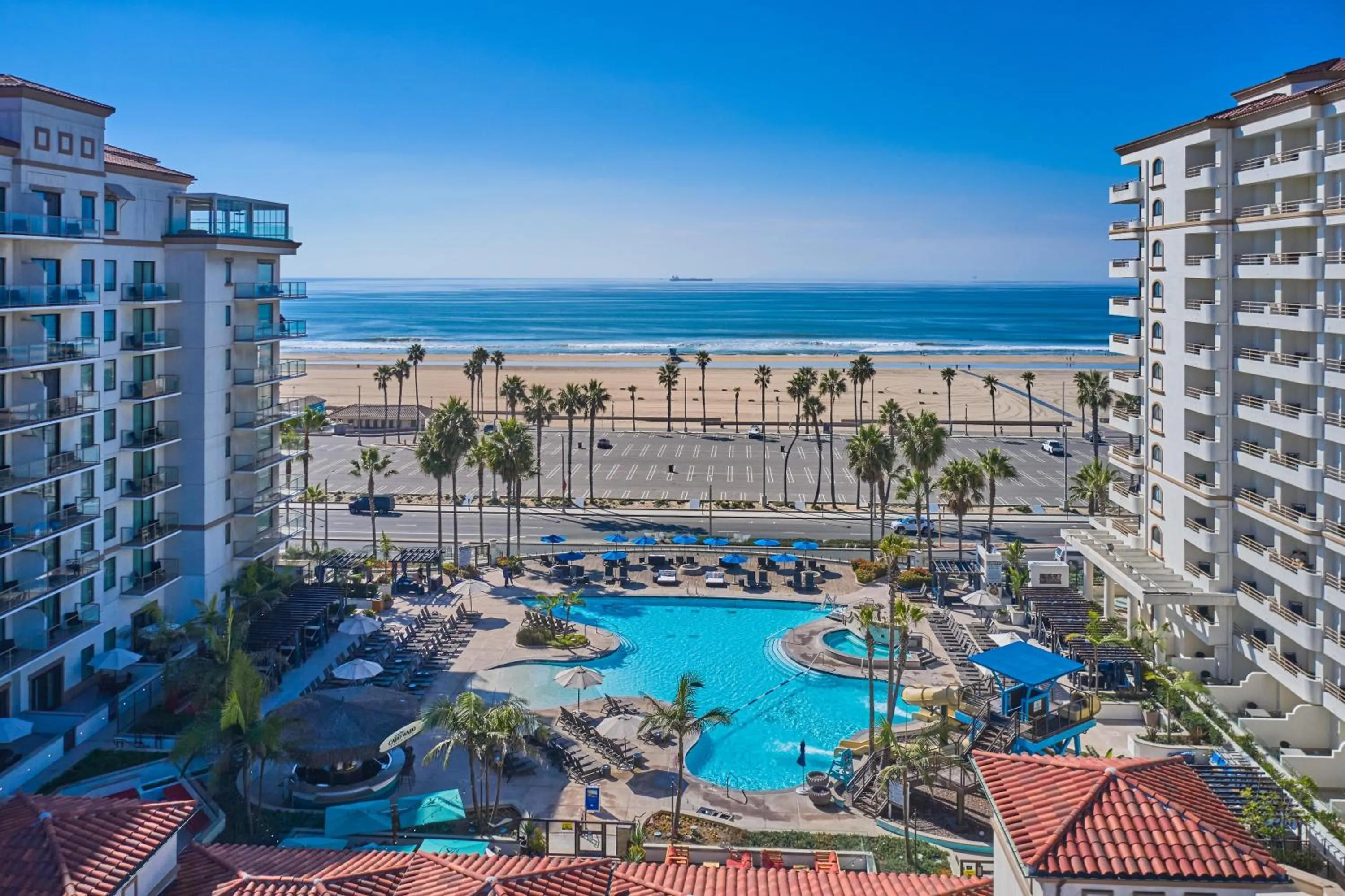 Property building in The Waterfront Beach Resort, A Hilton Hotel