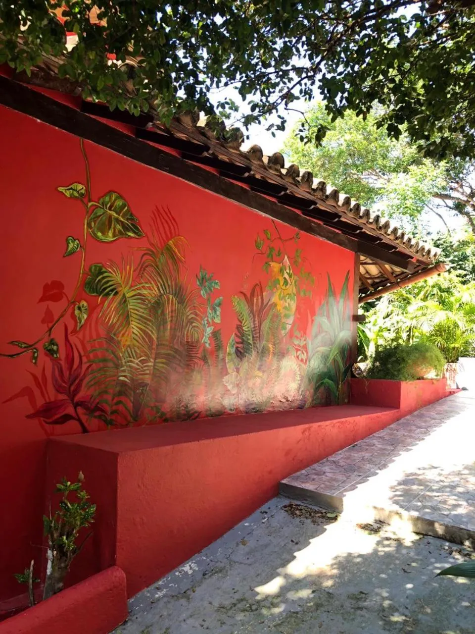 Patio in Novos Baianos Hostel e Pousada