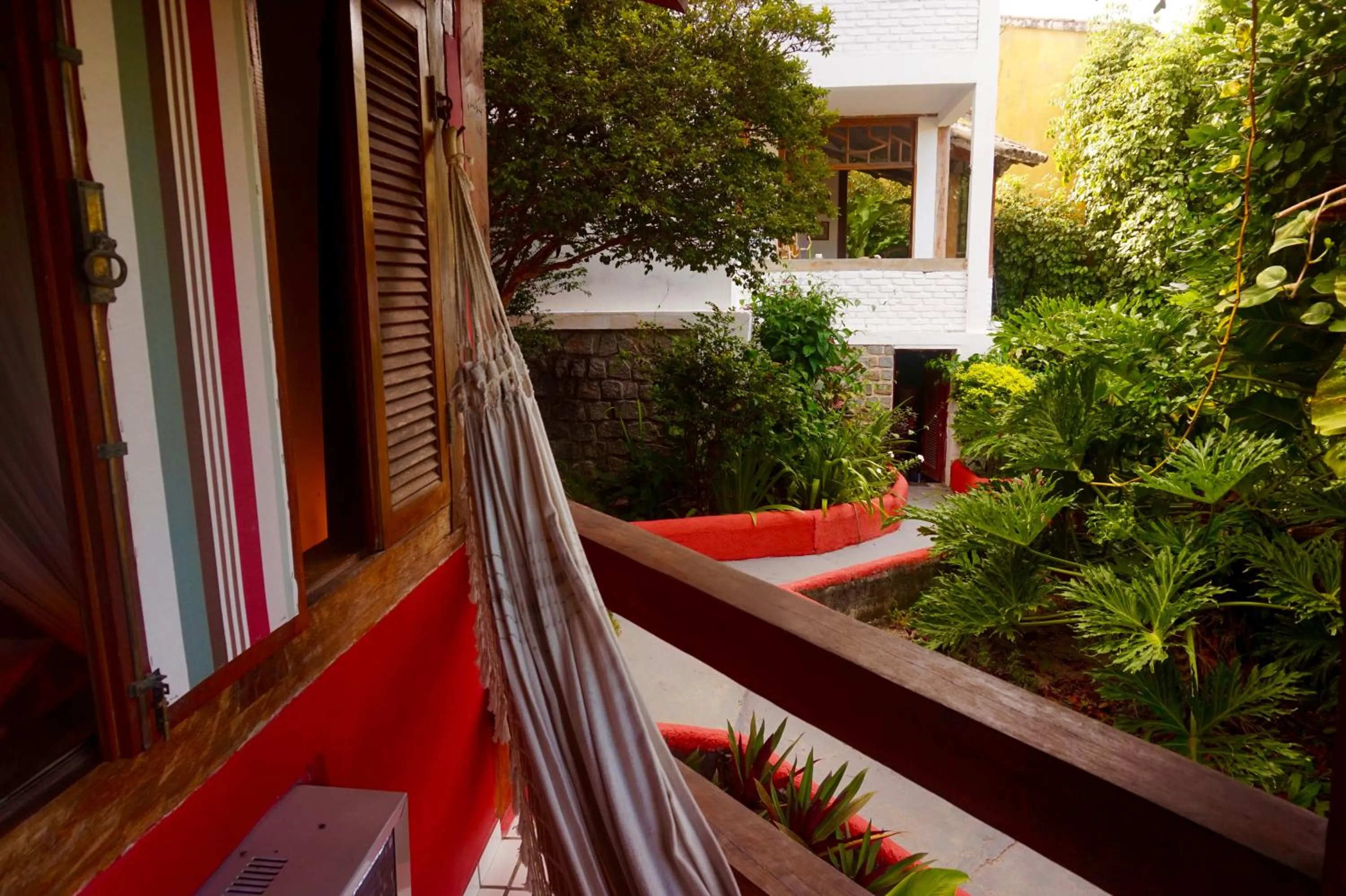 Balcony/Terrace in Novos Baianos Hostel e Pousada