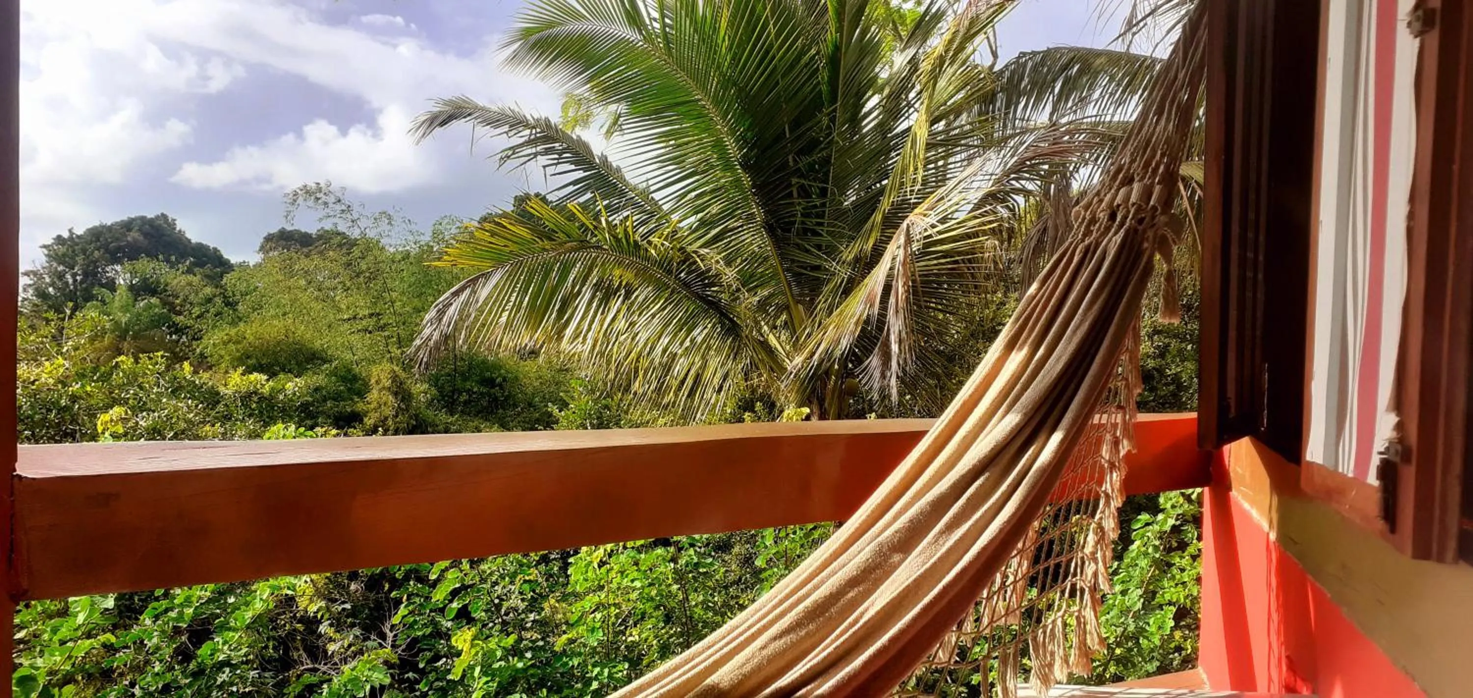 Balcony/Terrace in Novos Baianos Hostel e Pousada