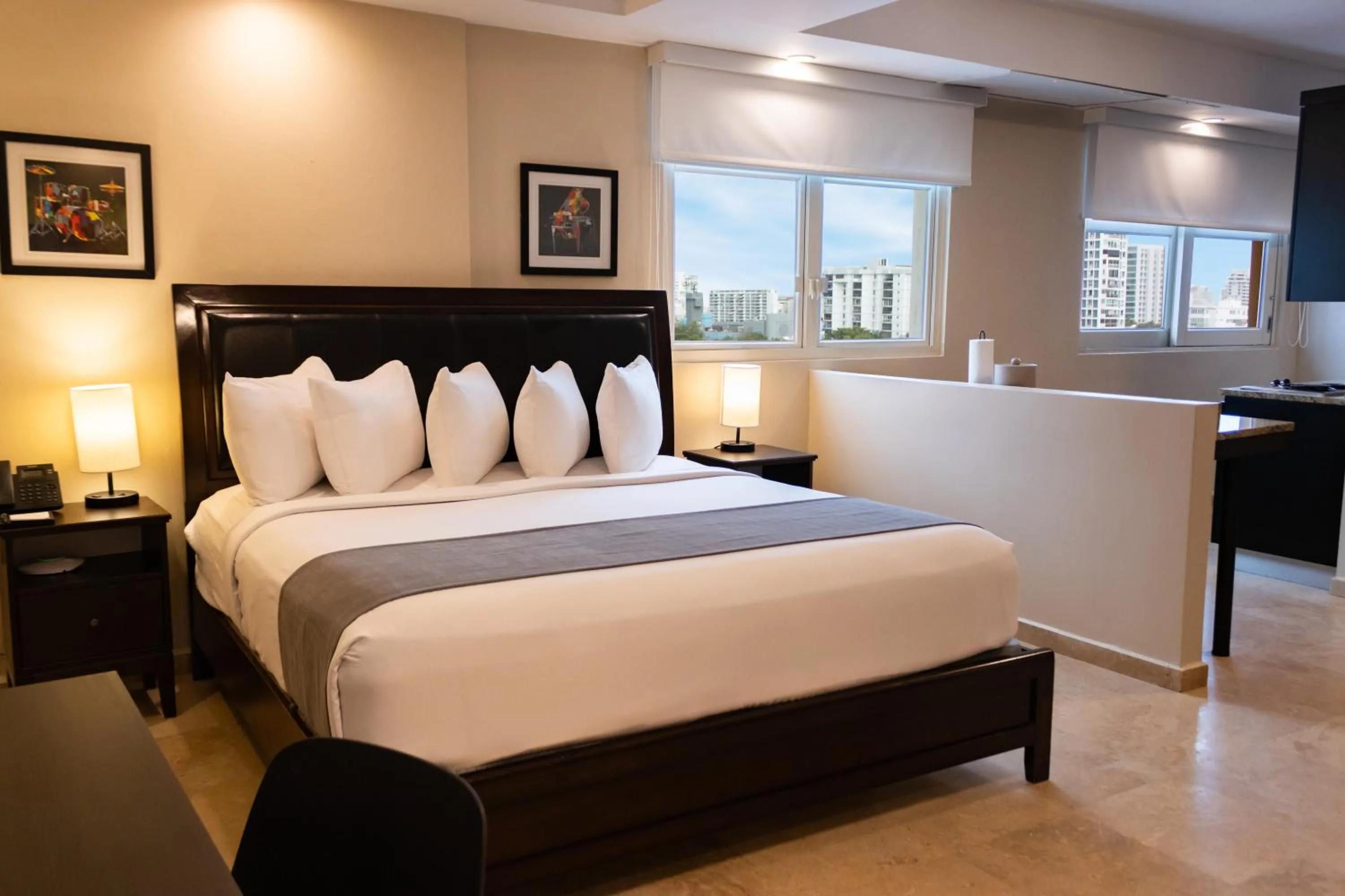 Bed in Ciqala Suites Hotel - San Juan